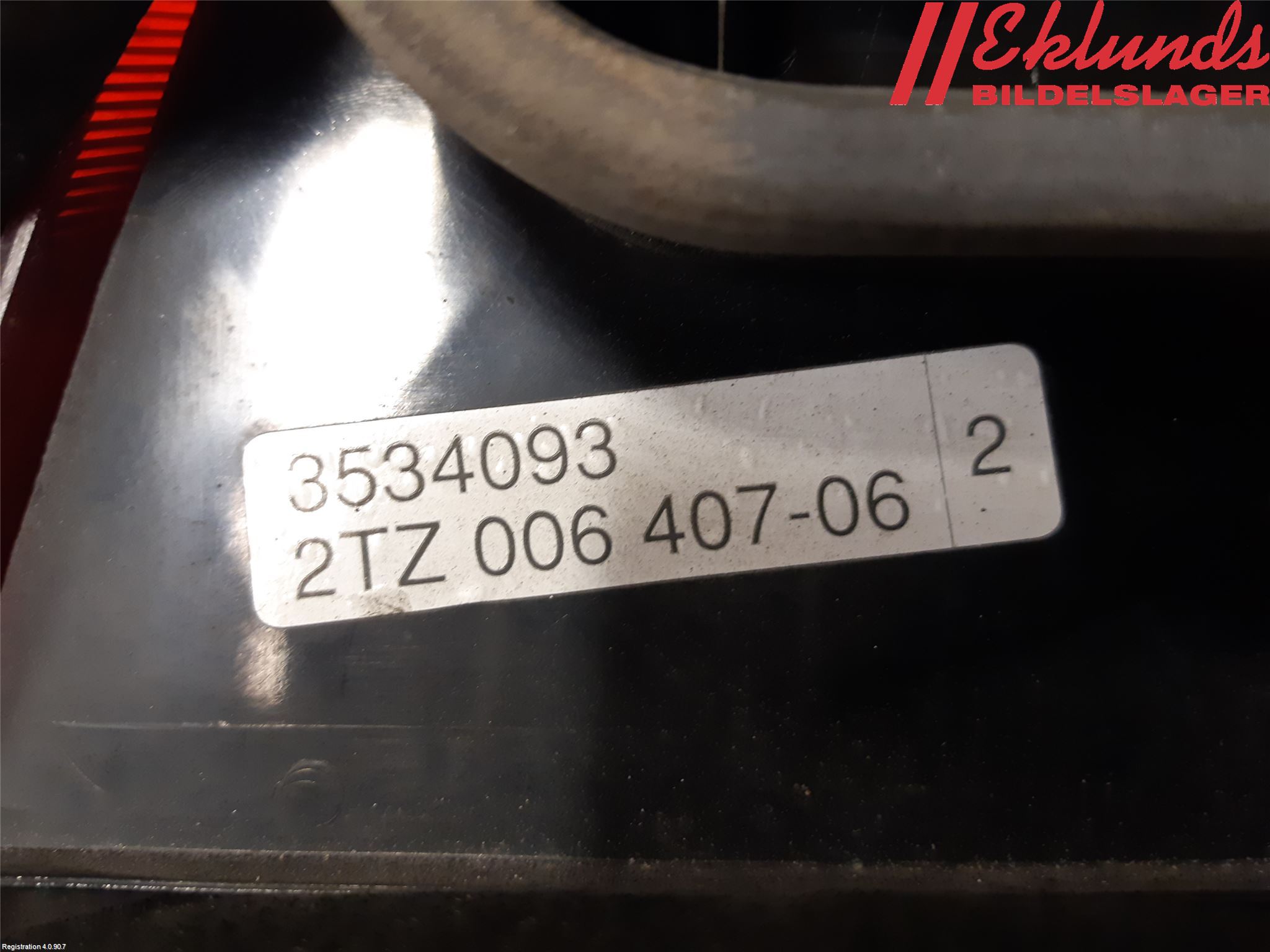 Volvo 940 91-98 Bakljus Lucka Hö