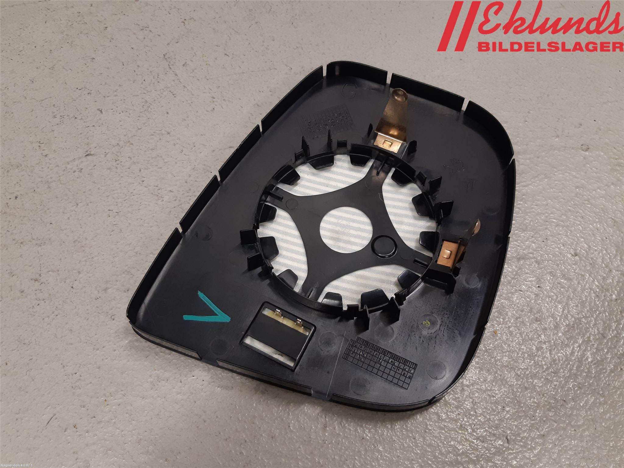 Citroen BERLINGO 08-18 Spegelglas Vä