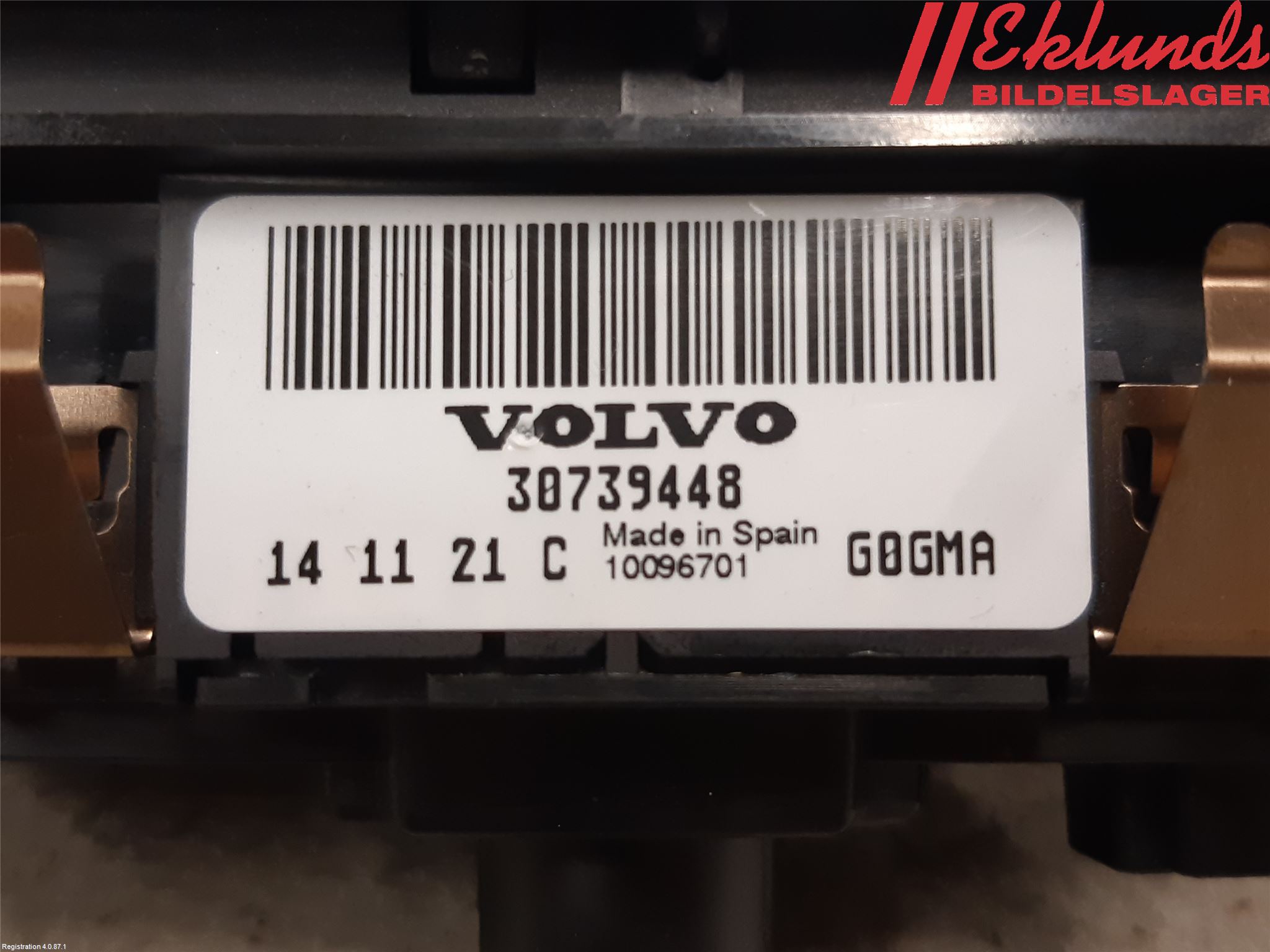 Volvo V70 14-16 Strömställare Ljus