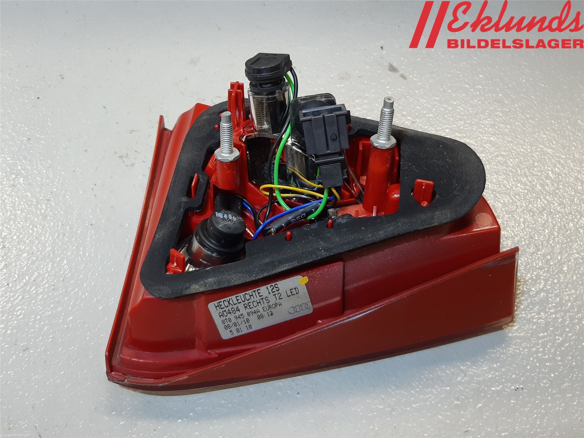 Audi A5 07-16 Bakljus Lucka Hö