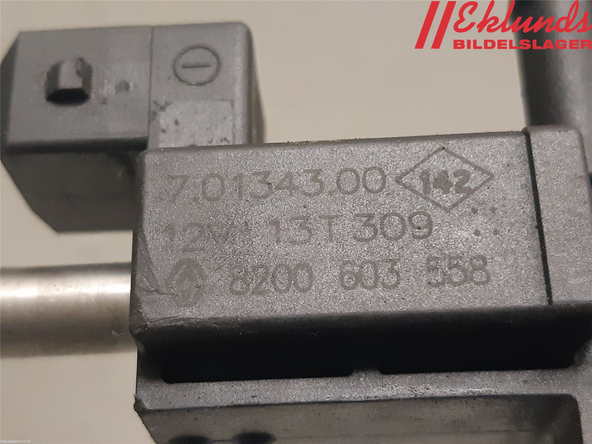 Dacia SANDERO/STEPWAY 13-20 Vakuumventil