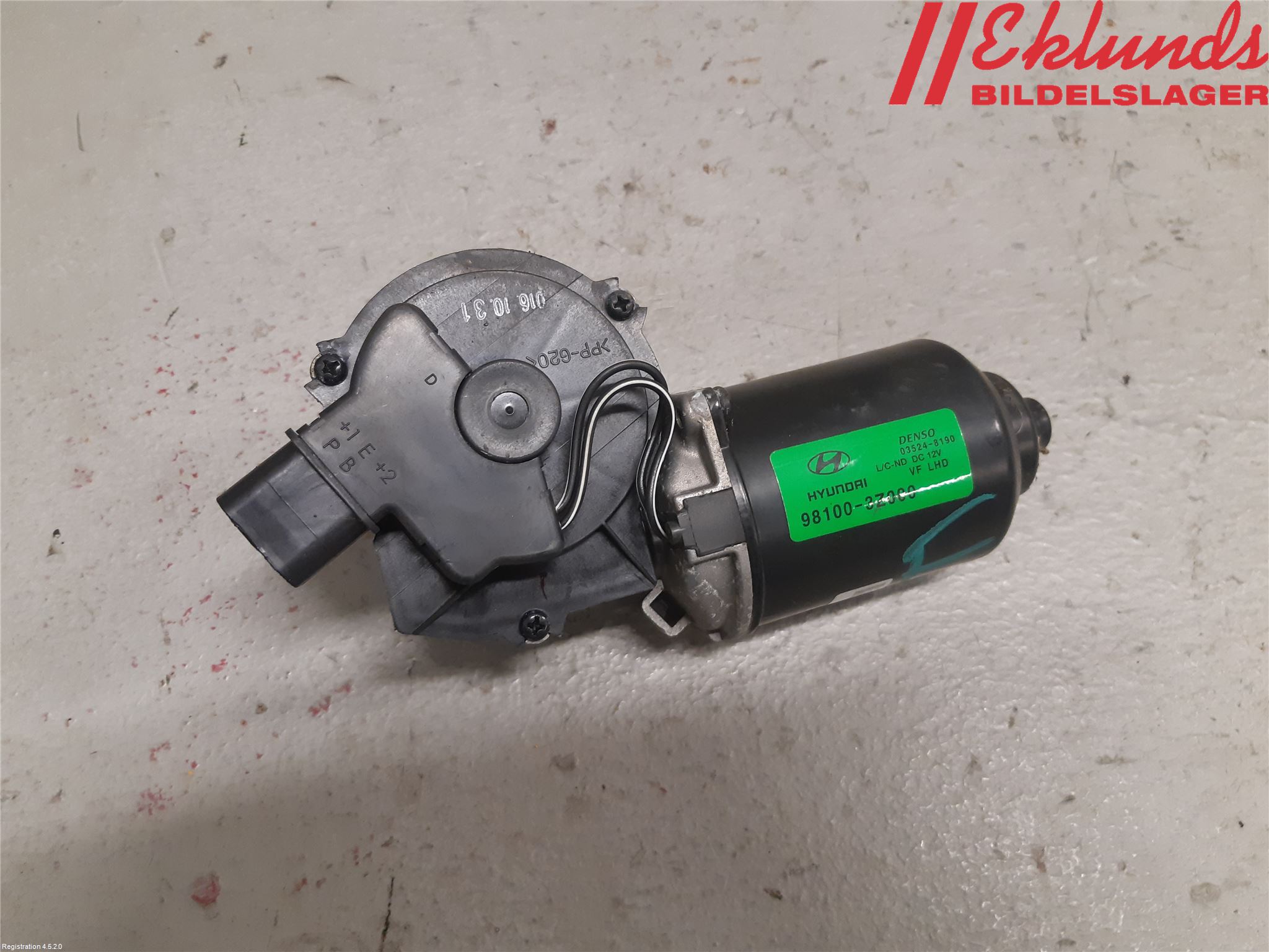 Hyundai i40 16-18 Torkarmotor Vindruta