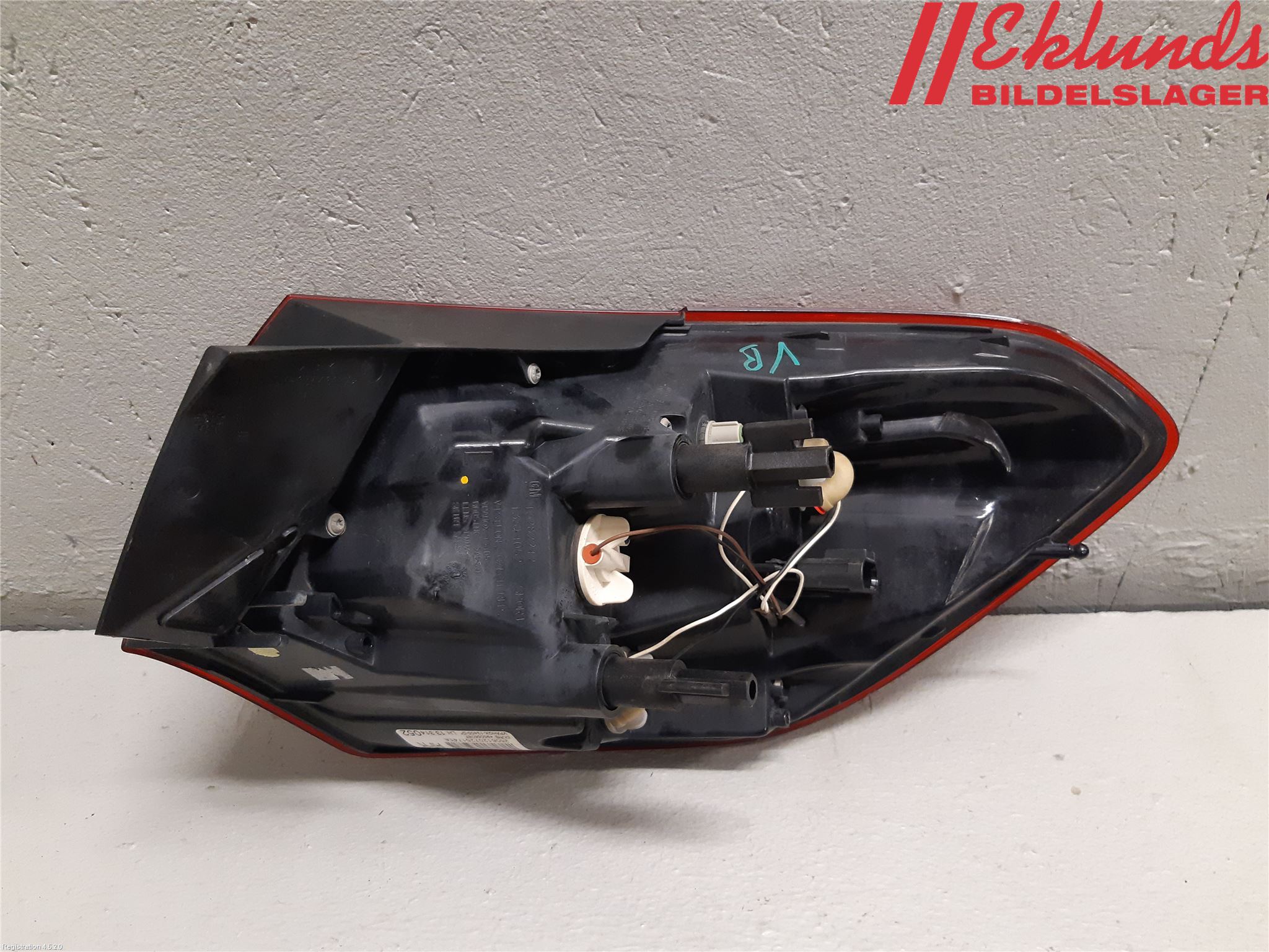 Opel ASTRA J 10-15 Bakljus Vänster