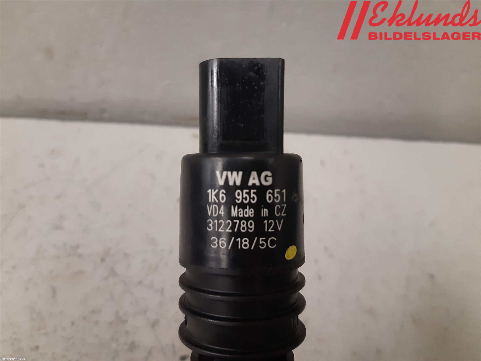 Volkswagen VW PASSAT 15-19 Spolarpump Vindruta