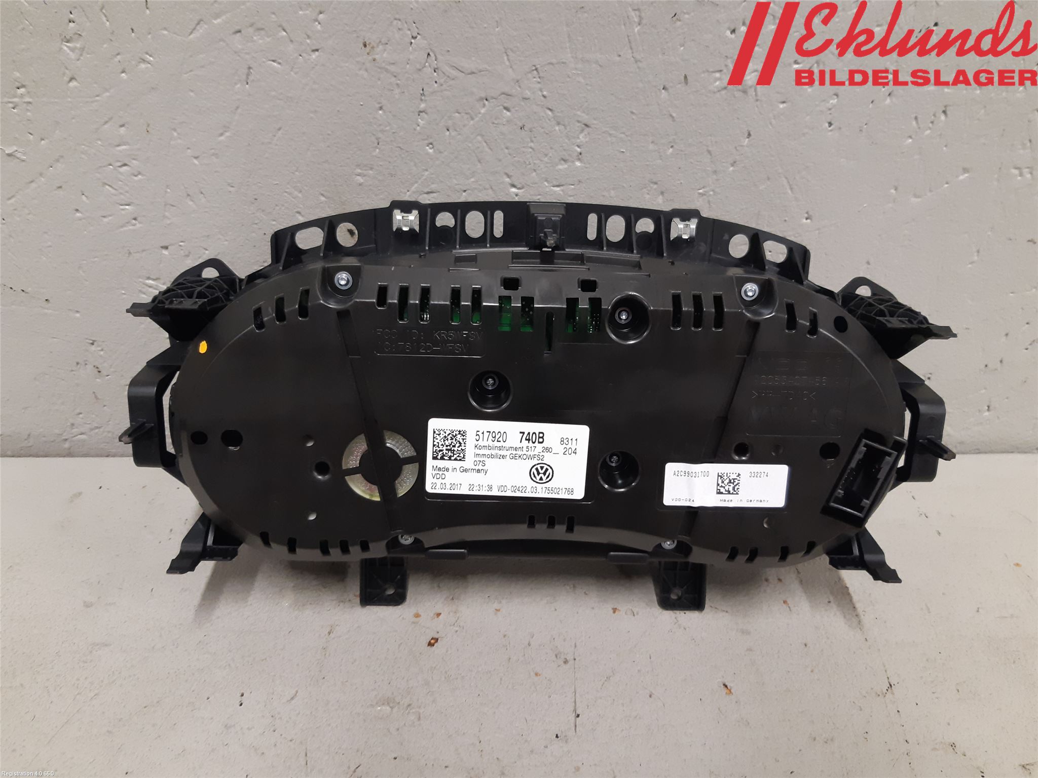 Volkswagen VW GOLF SPORTSVAN 15-20 Instrument Komb
