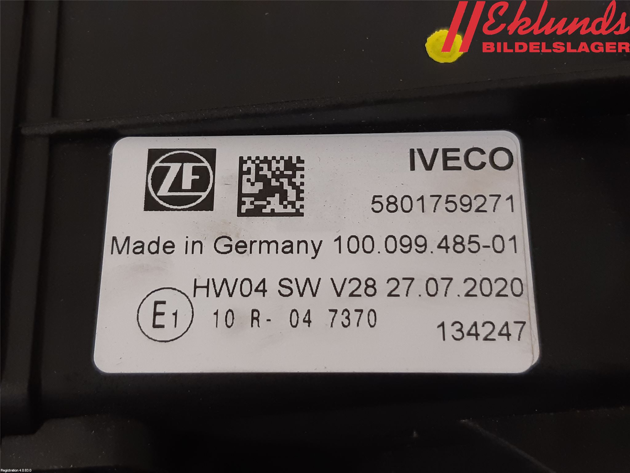 Iveco DAILY 14->> Växelspak