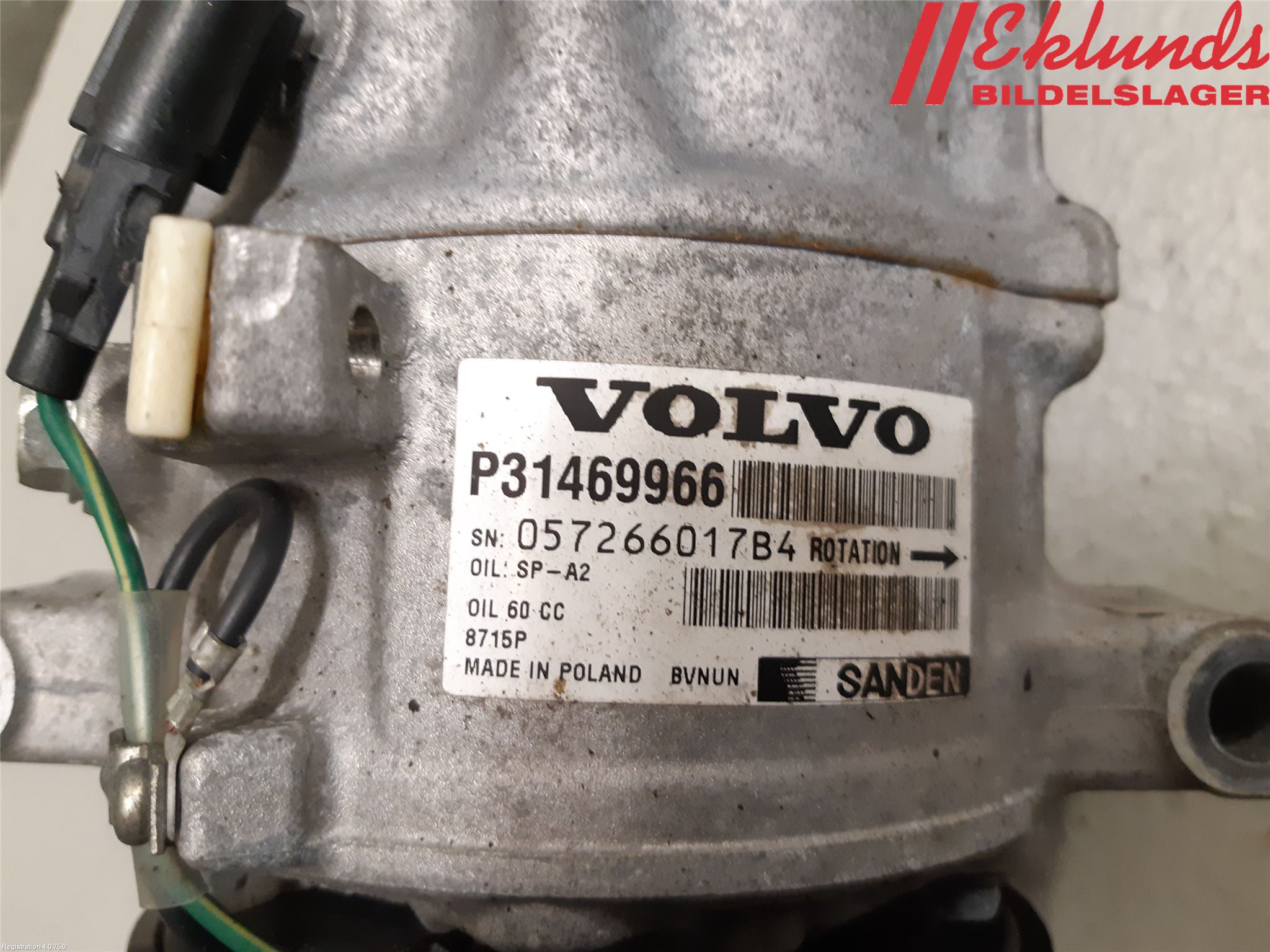 Volvo V90 17->> Ac Kompressor