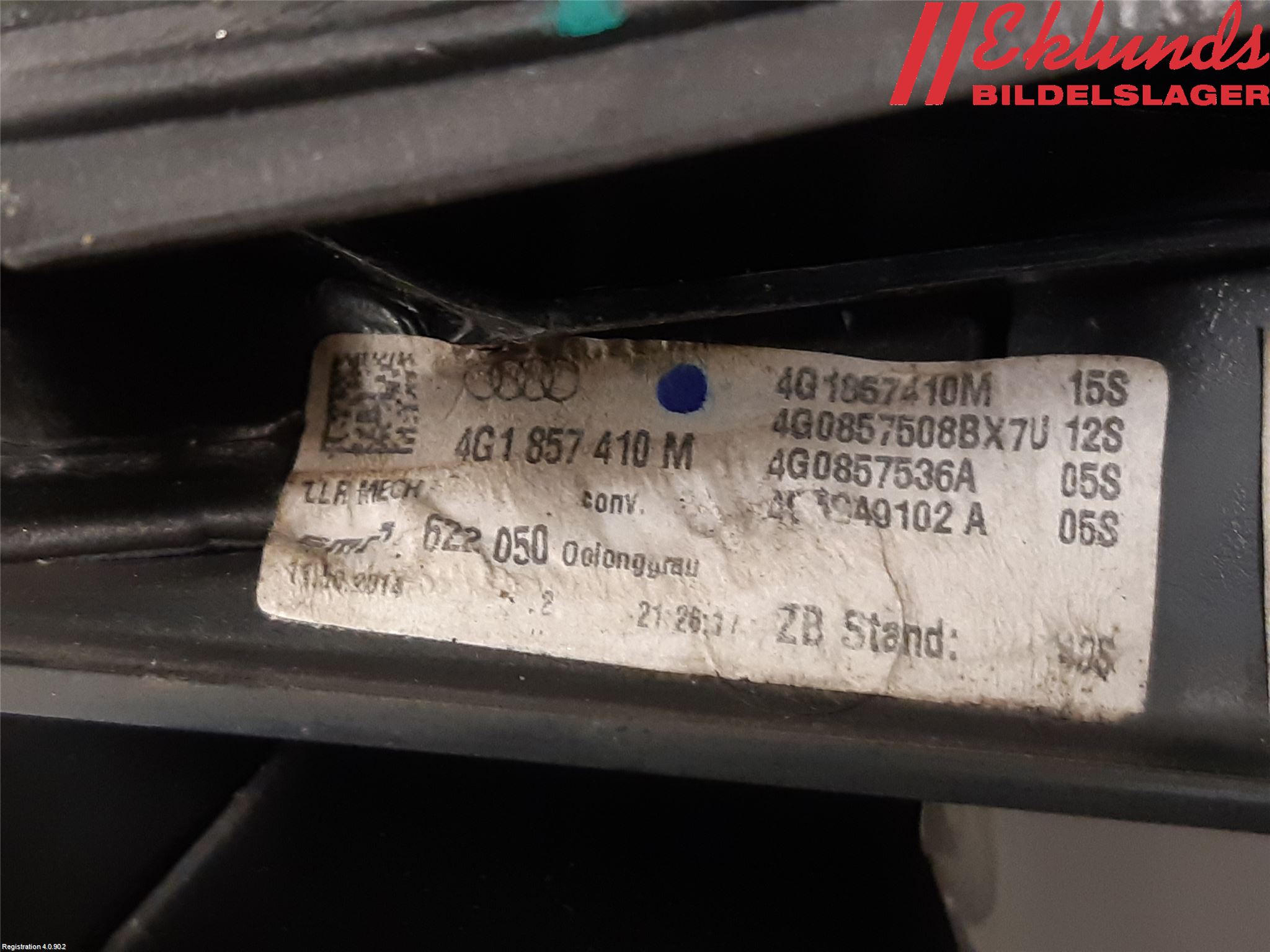 Audi A6/S6 4G 11-18 Spegel Yttre El Hö