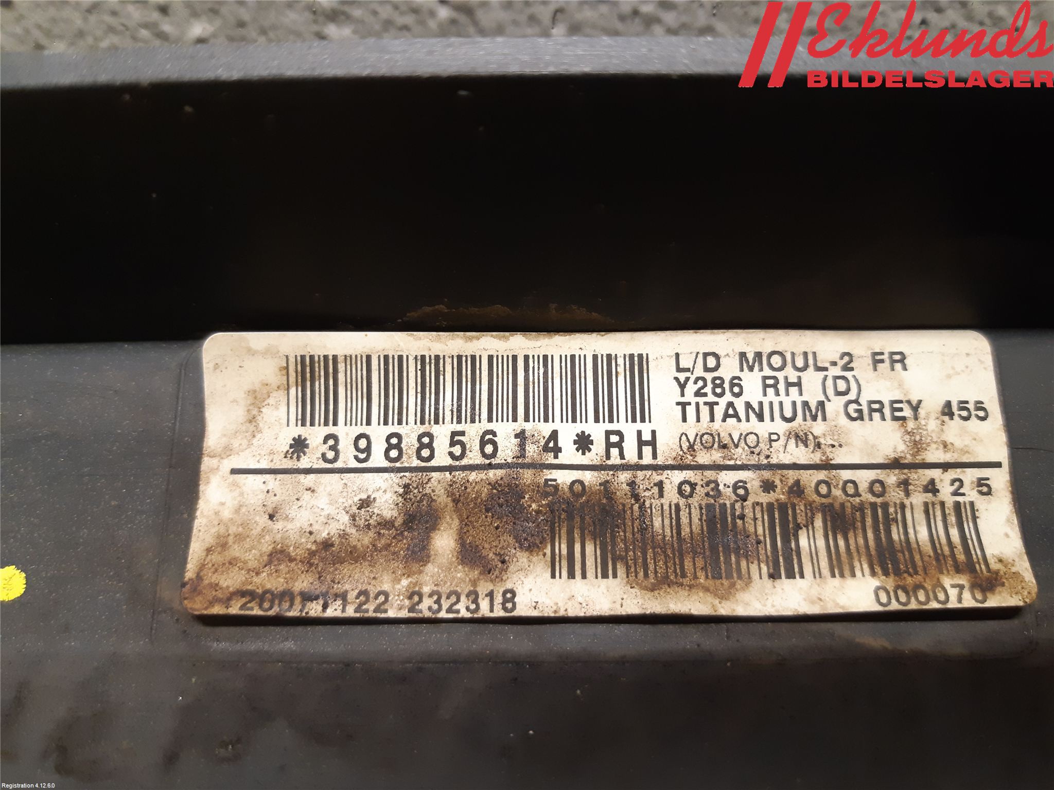 Volvo V70 08-13 Dörr Dekorlist Fram Hö