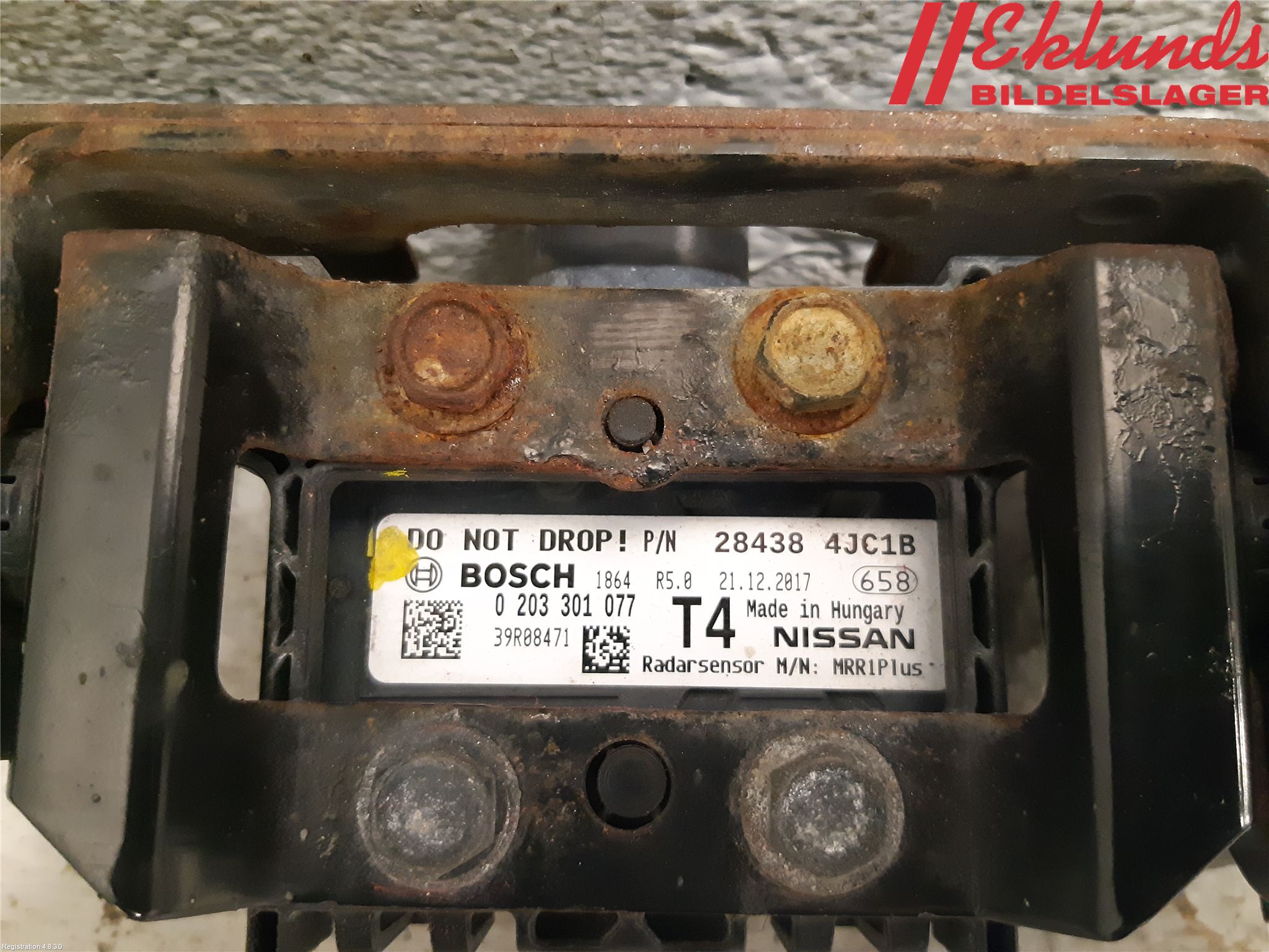 Nissan NAVARA, TREK-1 17-21 Sensor Aktivt Kollisionsskydd