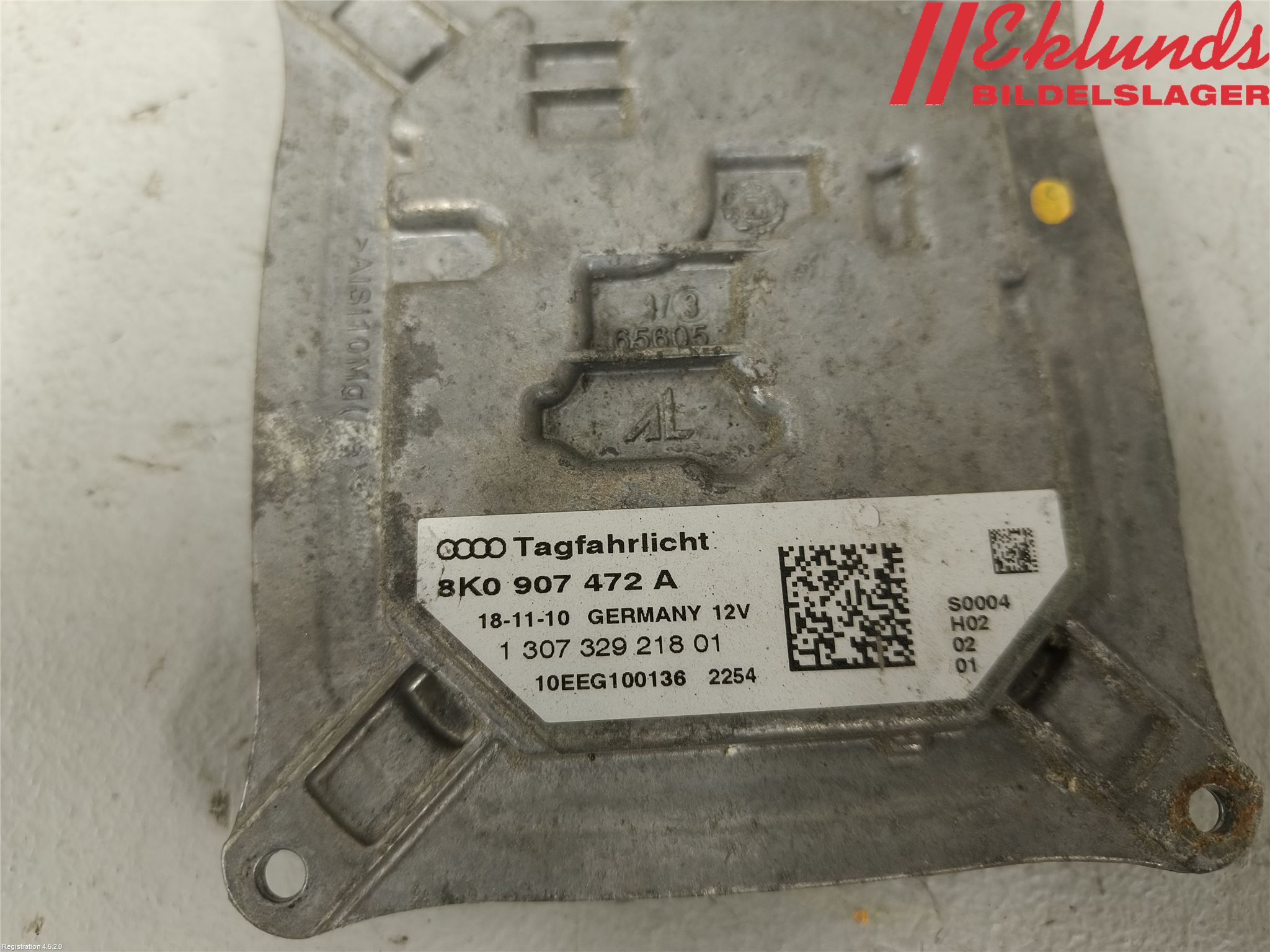 Audi A4/S4 08-11 Styrenhet Strålkastare