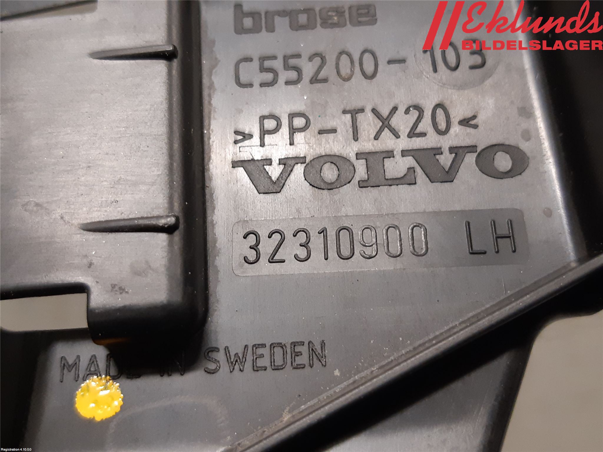 Volvo XC60 18- Fönsterhissmekanism