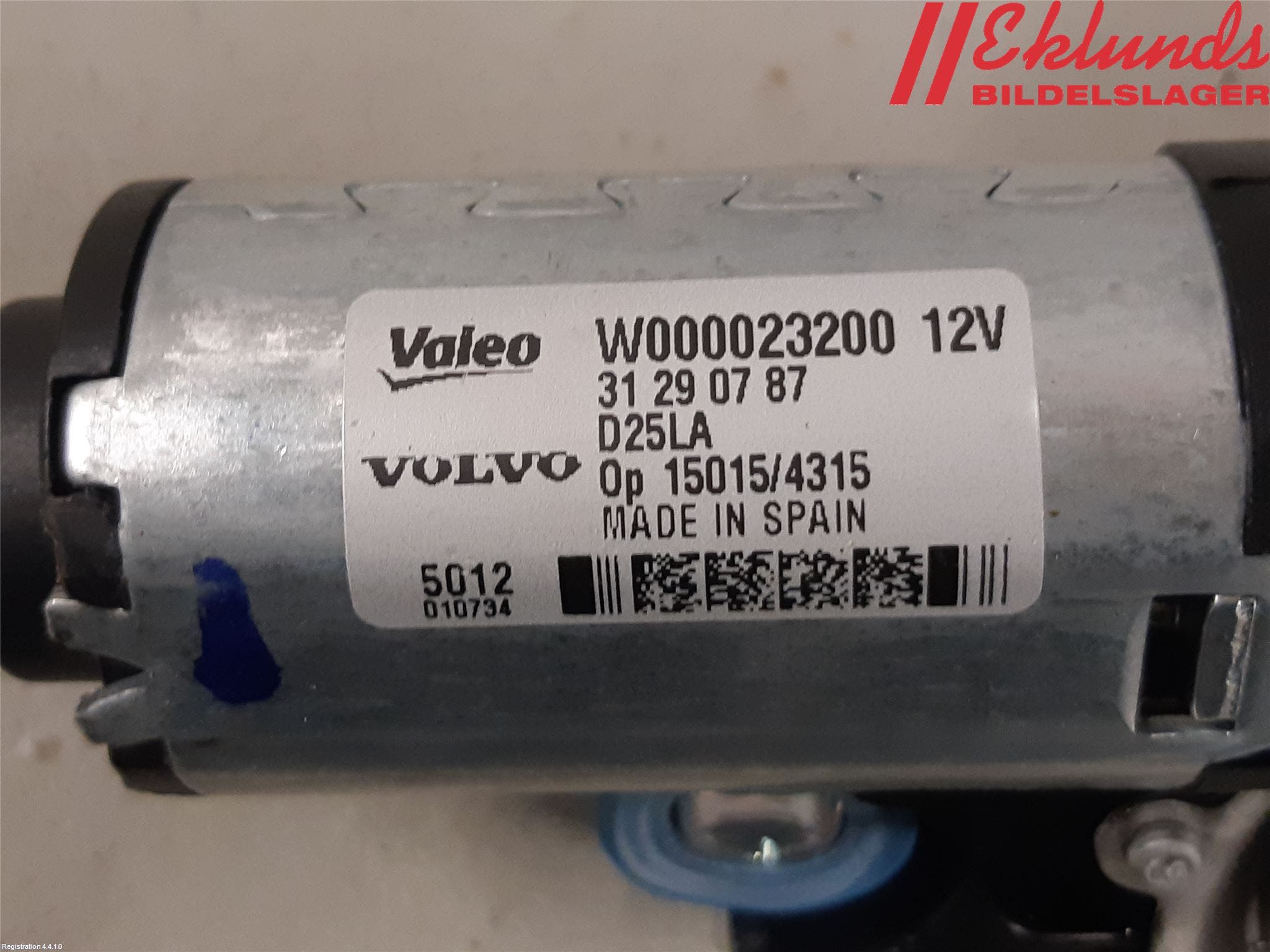Volvo V70 08-13 Torkarmotor Baklucka