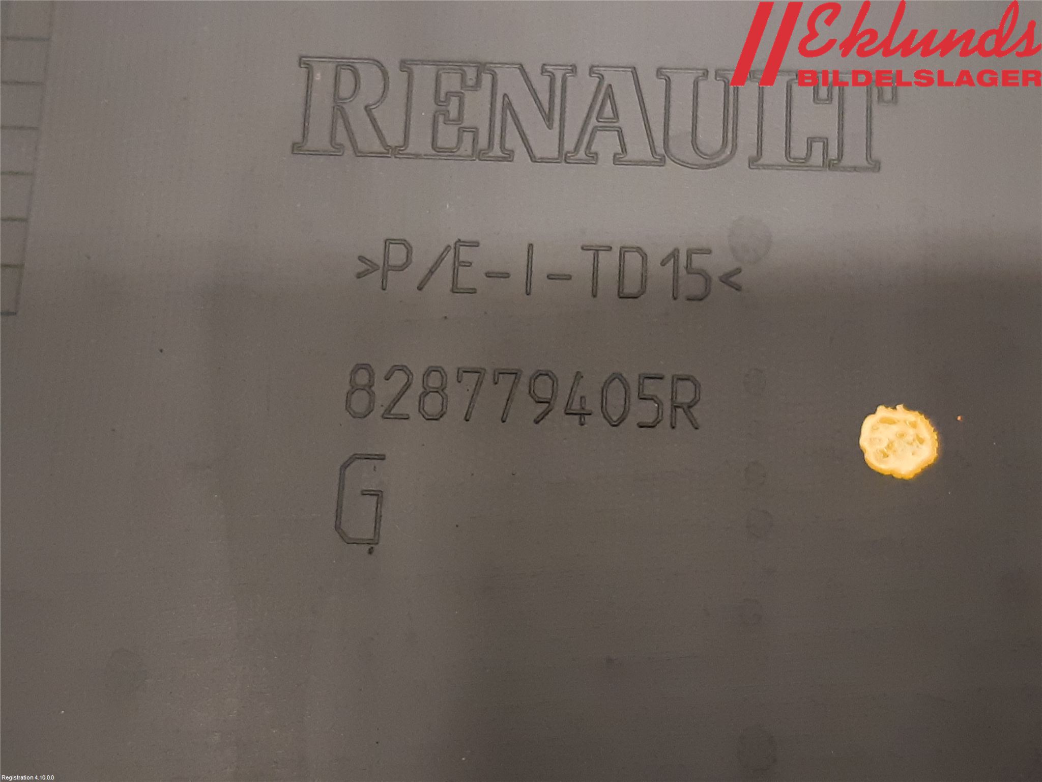 Renault CAPTUR 13-19 Dörr Dekorlist Bak Vä