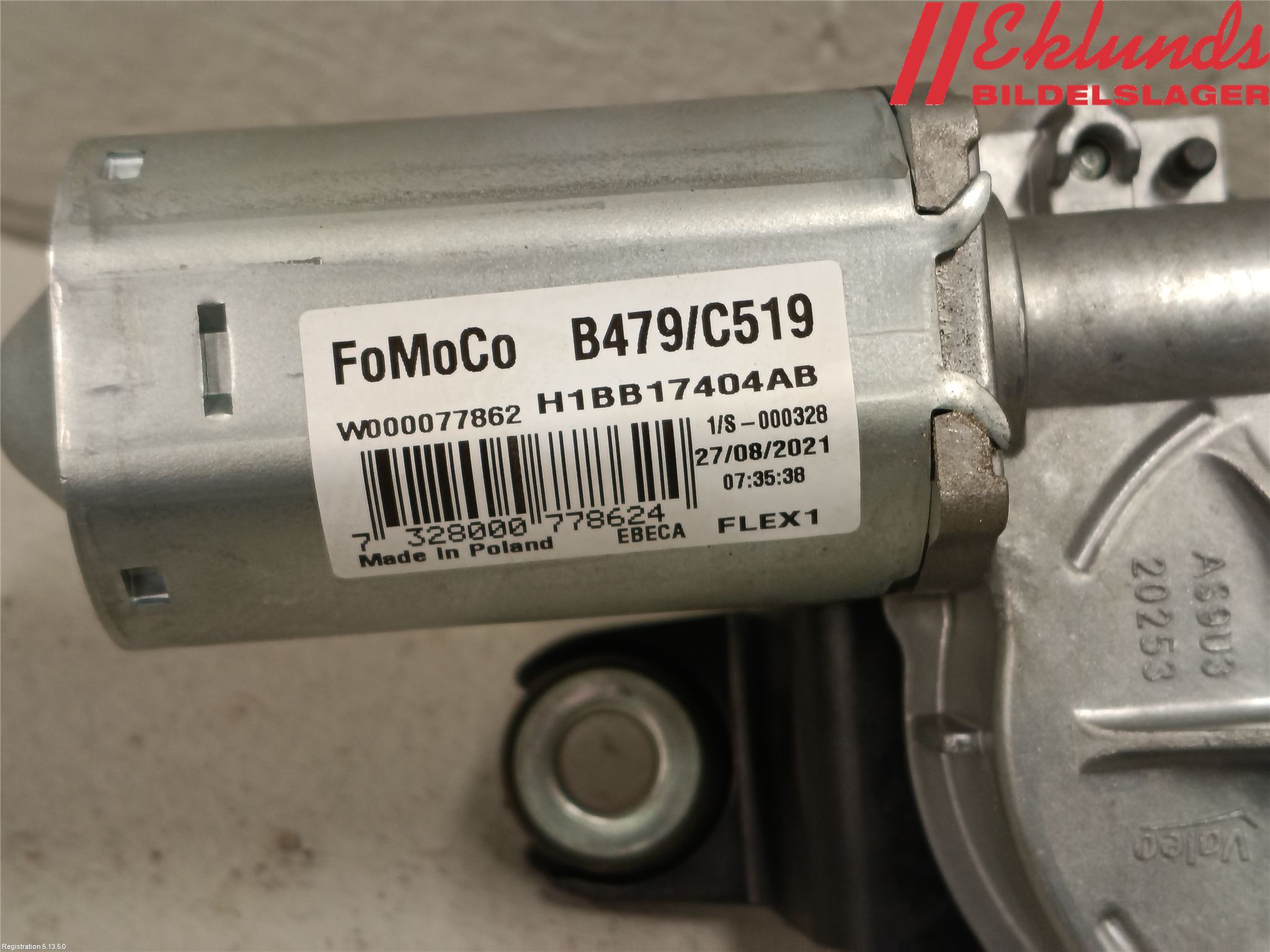 Ford FOCUS 19- Torkarmotor Baklucka