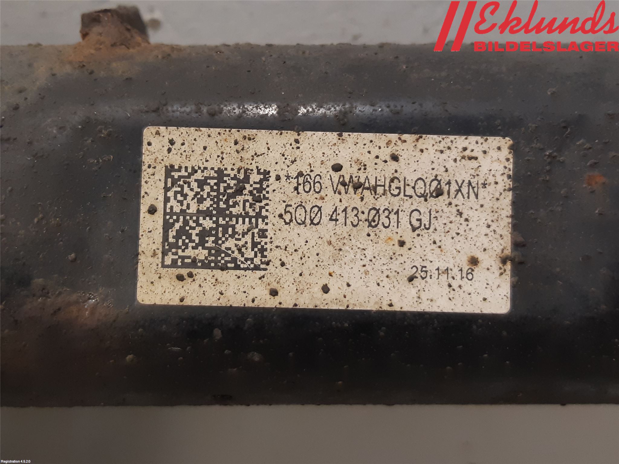 Volkswagen VW GOLF / E-GOLF VII 13-20 Fjäderben Fram Höger