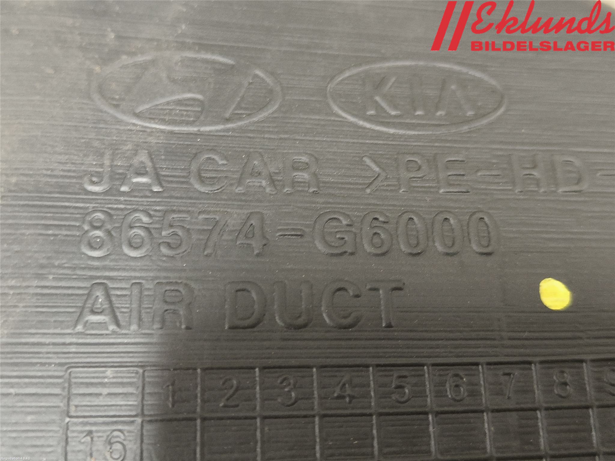 Kia PICANTO 17- Deflektor Plåt-Plast Kylning