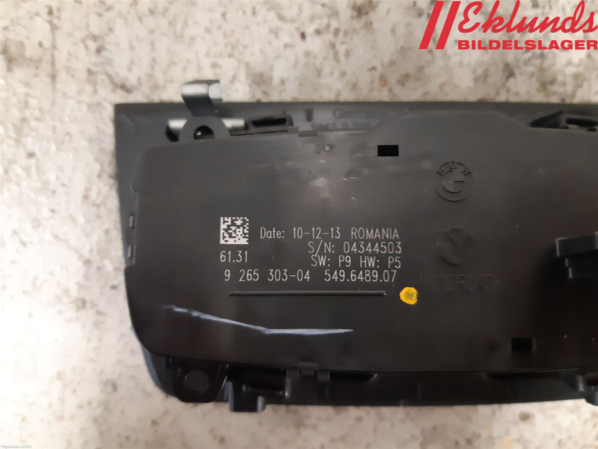 BMW 4 F32/F33/F82/F83 13-20 Strömställare Ljus