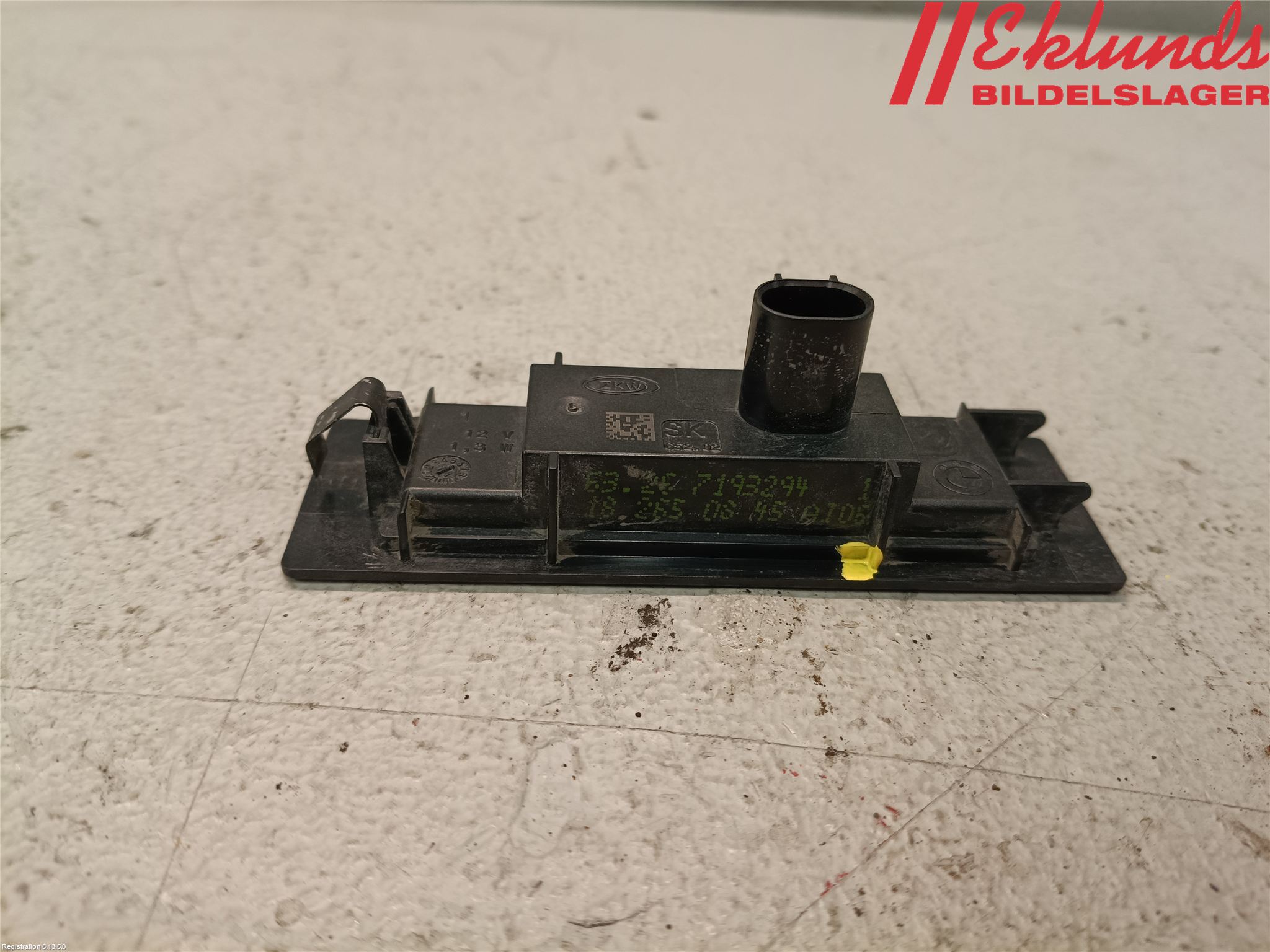 BMW 1 F20/F21 11-19 Skylt Belysning