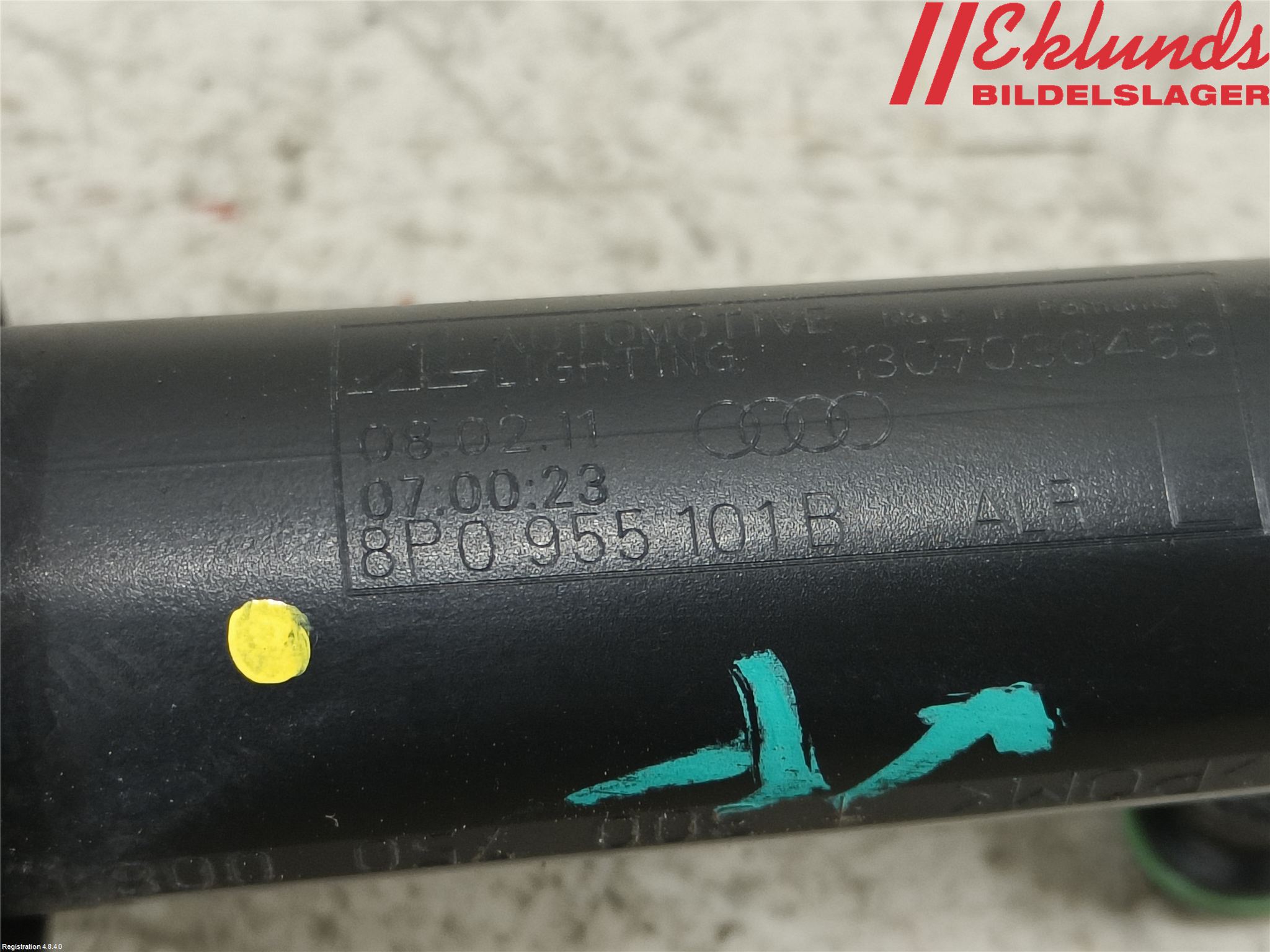 Audi A3/S3 05-13 Spolarmunstycke Strålkastare