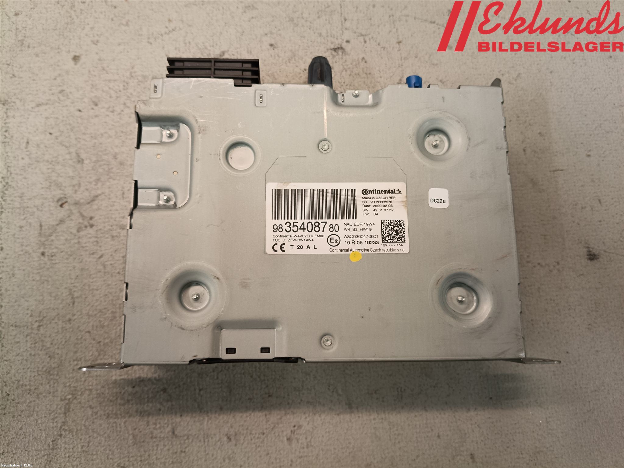 Toyota PROACE II 16- Radio-Stereo Förstärkare