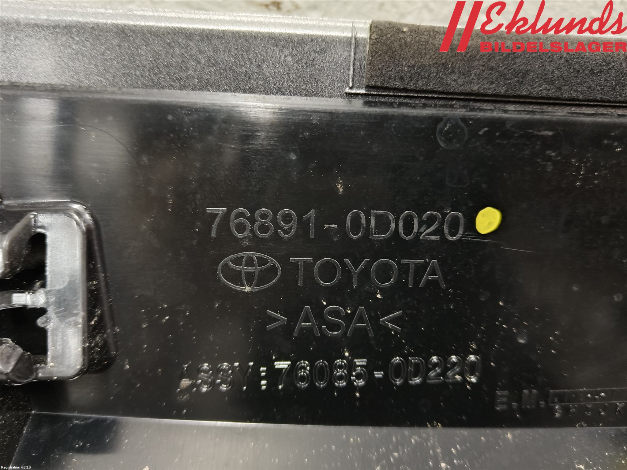 Toyota YARIS CROSS XP21 21- Spoiler Baklucka