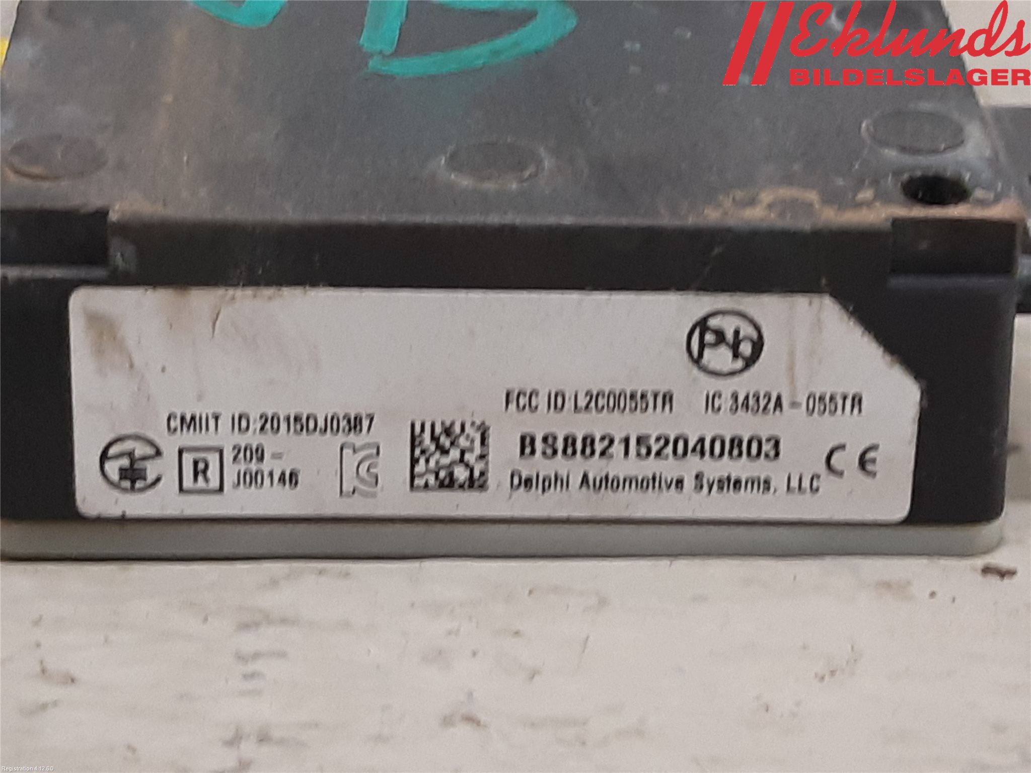 BMW 7 G11/G12 15-22 Sensor Aktivt Kollisionsskydd