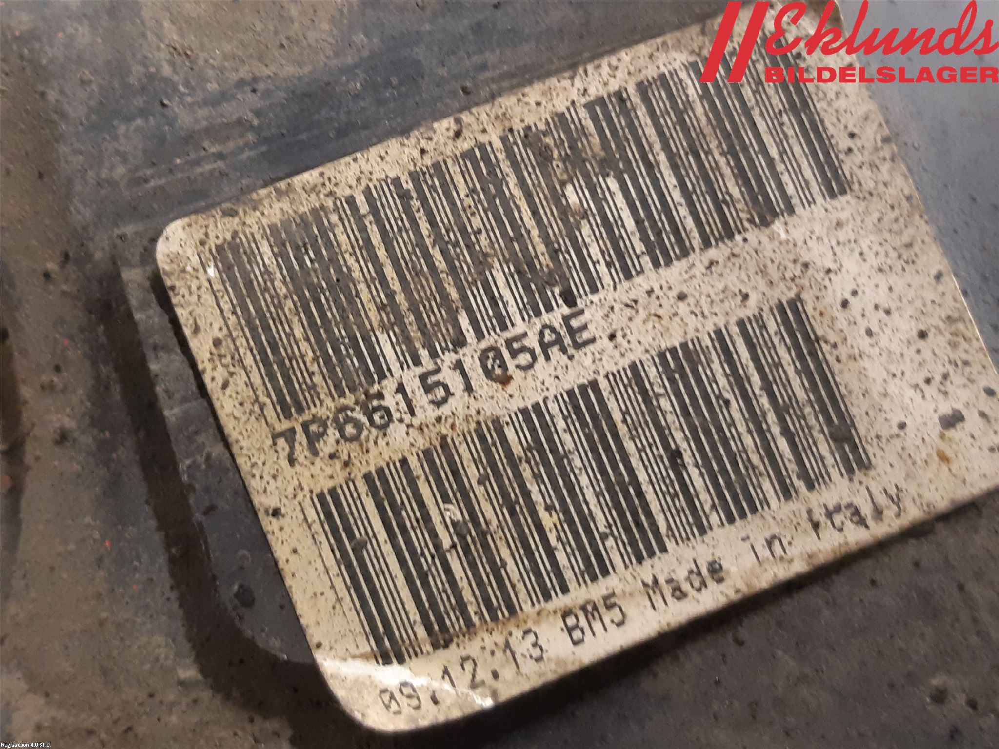 Volkswagen VW TOUAREG 7P 11-18 Bromsok Fram Vänster