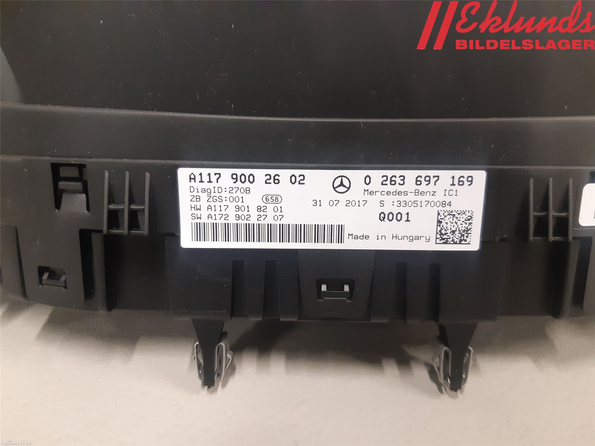 Mercedes-Benz MB CLA-KLASS (C117/X117) 13-19 Instrument Komb