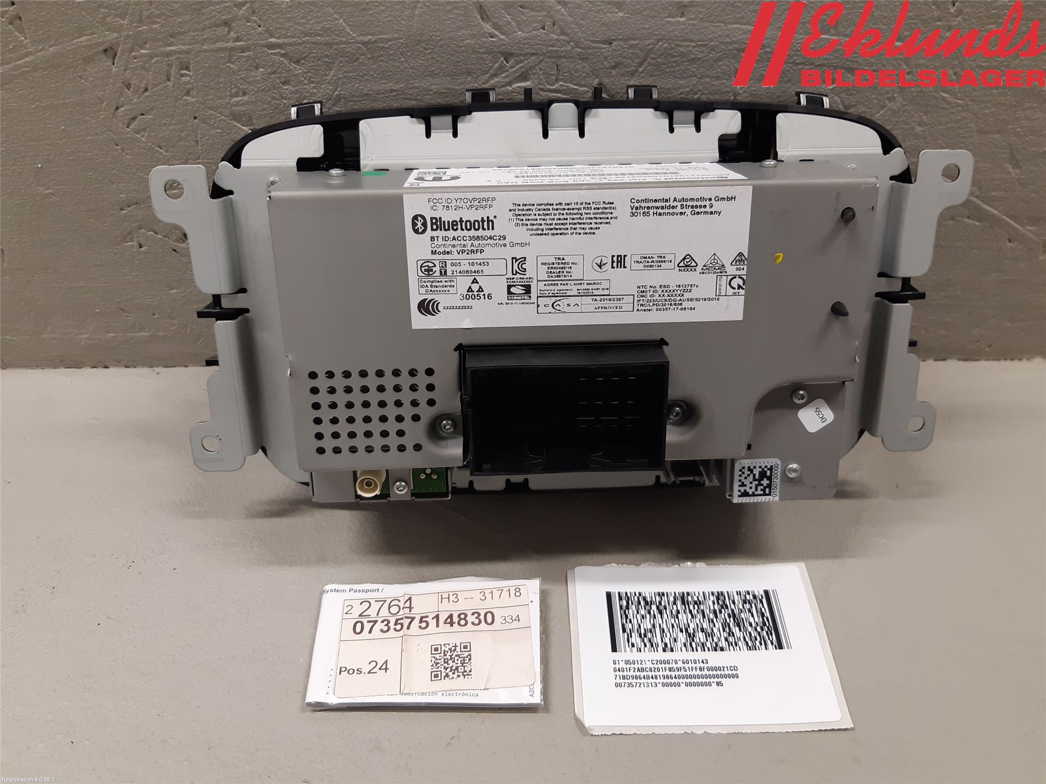 Fiat 500X 15- Cd Radio - Multimediapanel