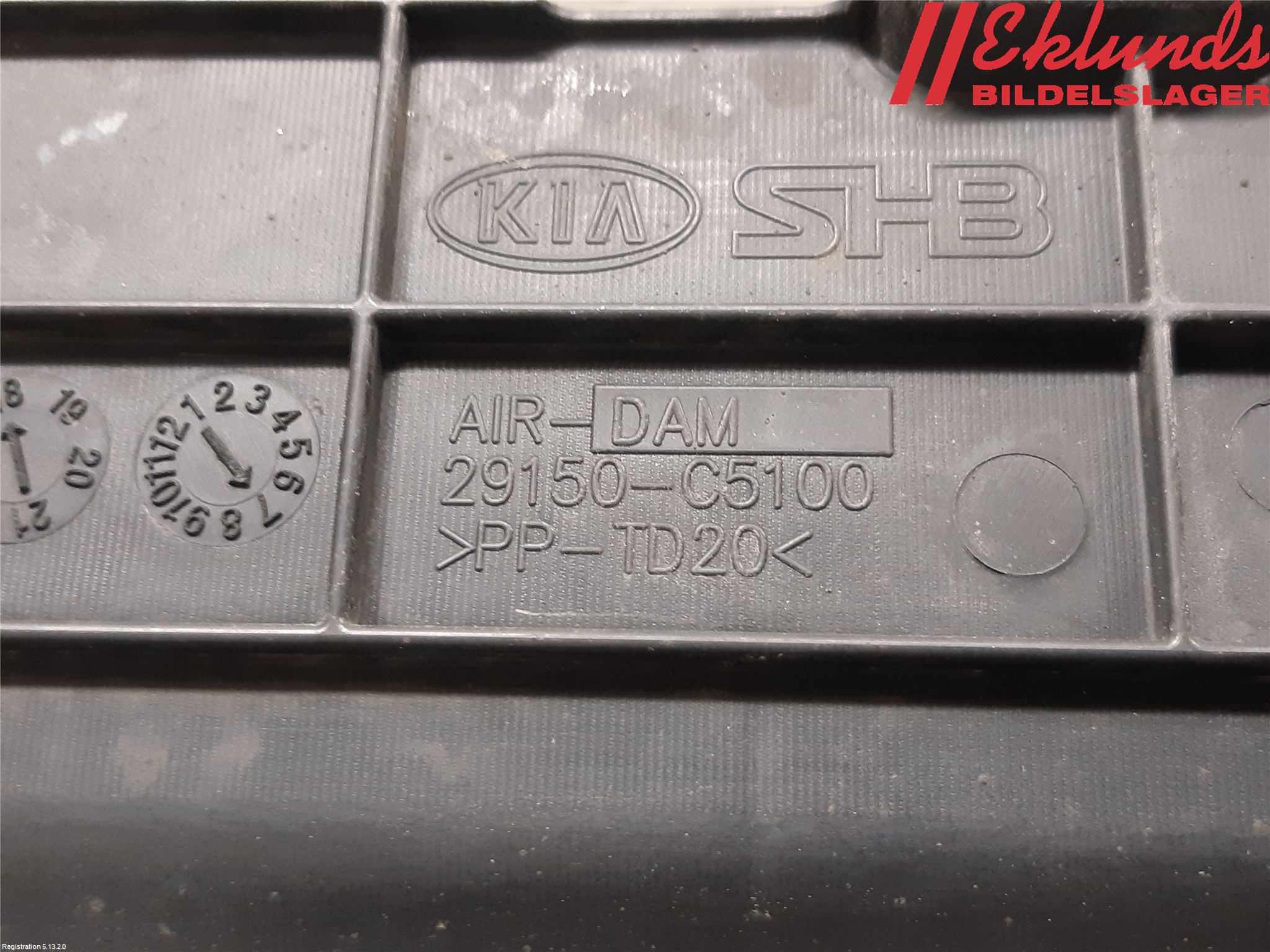 Kia SORENTO 15-20 Deflektor Plåt-Plast Kylning
