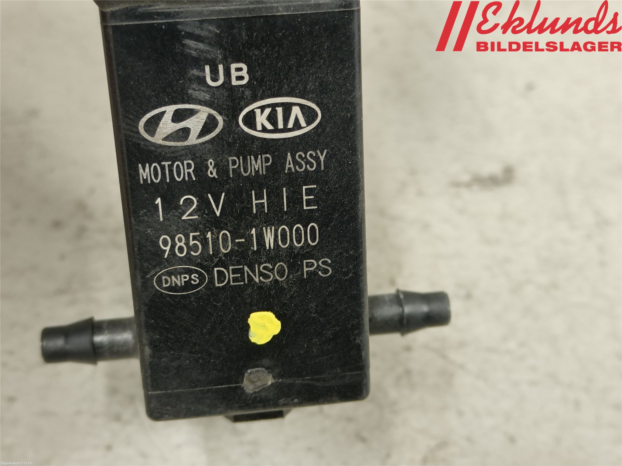 Kia CEED 12-18 Spolarpump Vindruta
