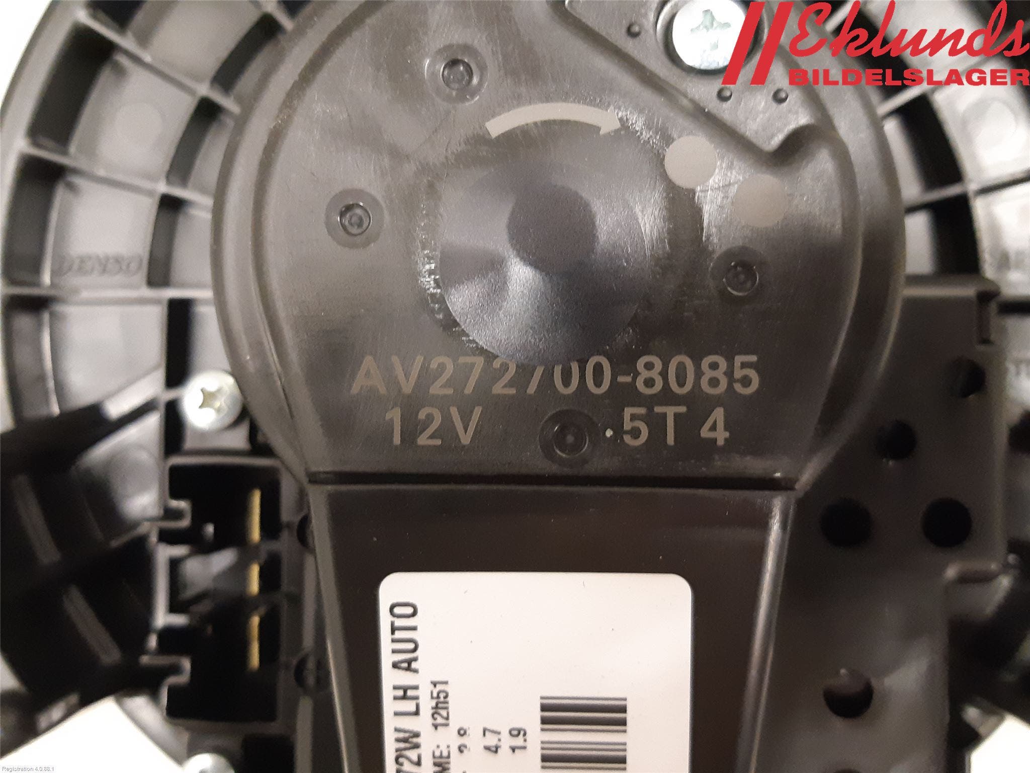 Toyota AURIS 13-19 Värmefläkt