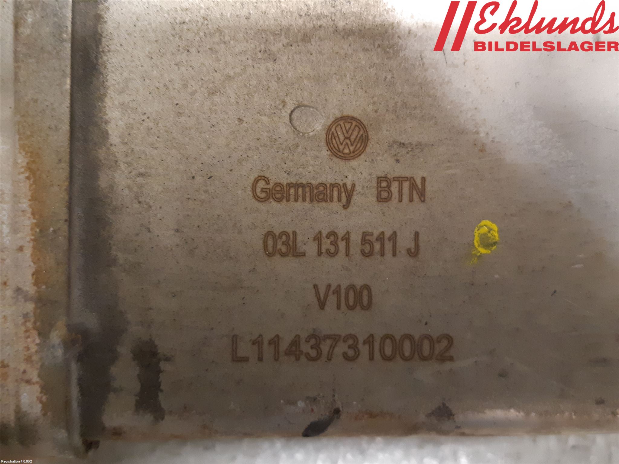 Volkswagen VW CRAFTER 06-16 Avgaskylare