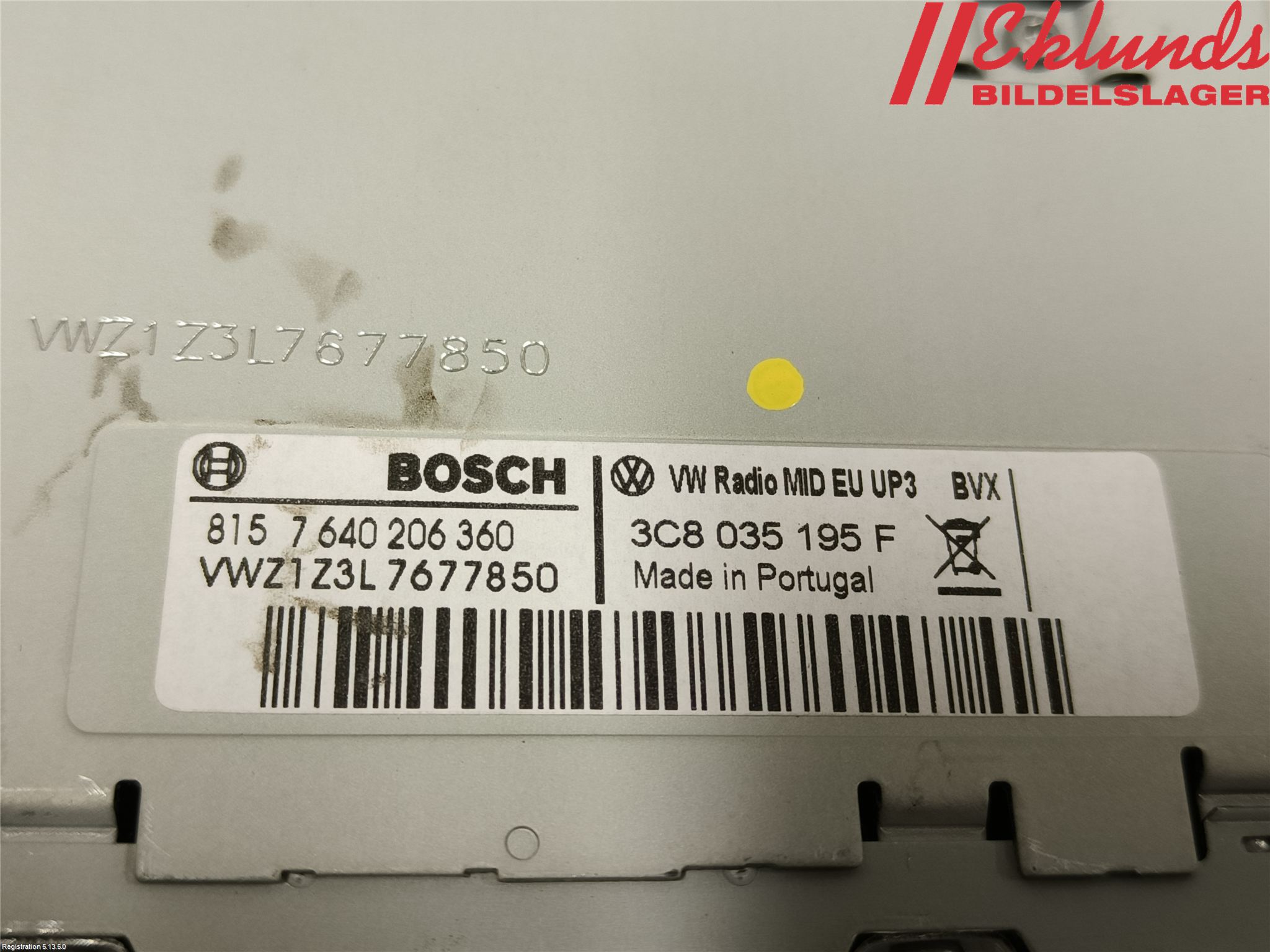 Volkswagen VW PASSAT 11-14 Cd Radio - Multimediapanel
