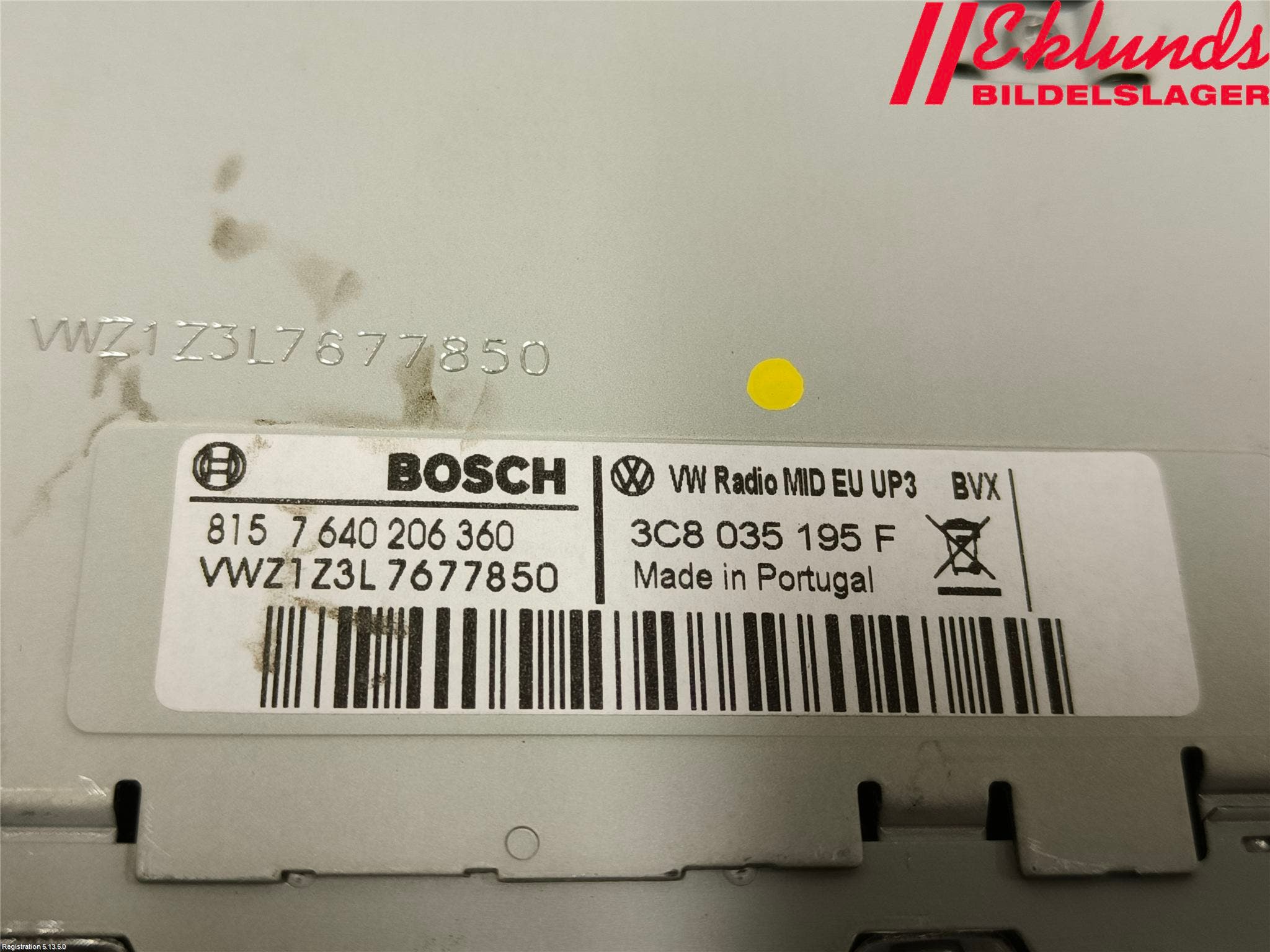 Volkswagen VW PASSAT 11-14 Cd Radio - Multimediapanel