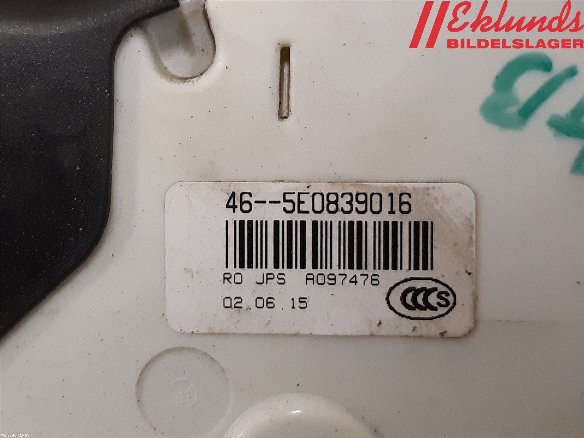 Volkswagen VW PASSAT 15-19 Låskista-Dörrlås