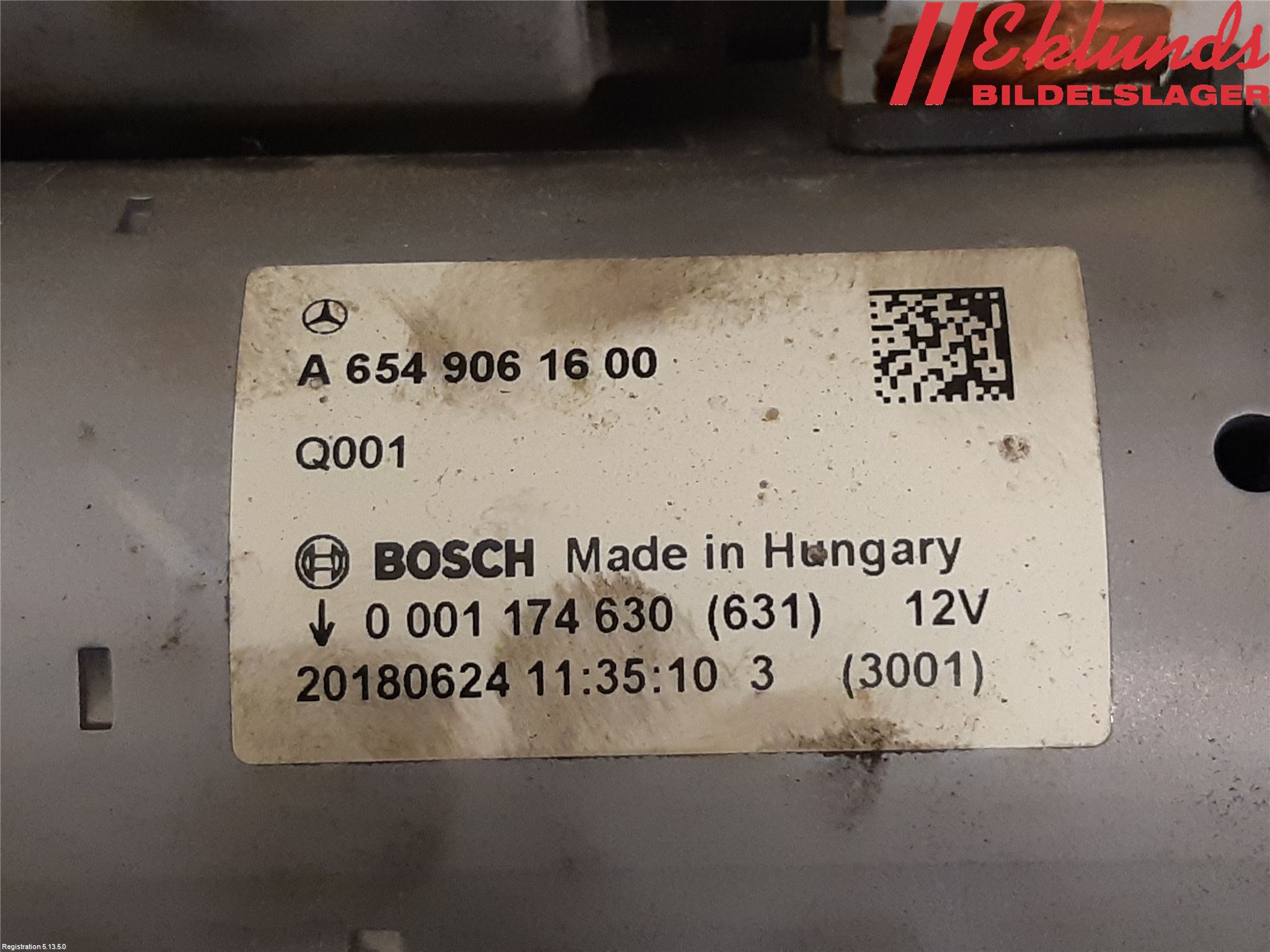 Mercedes-Benz MB E-KLASS (W213) 16-23 Startmotor Diesel