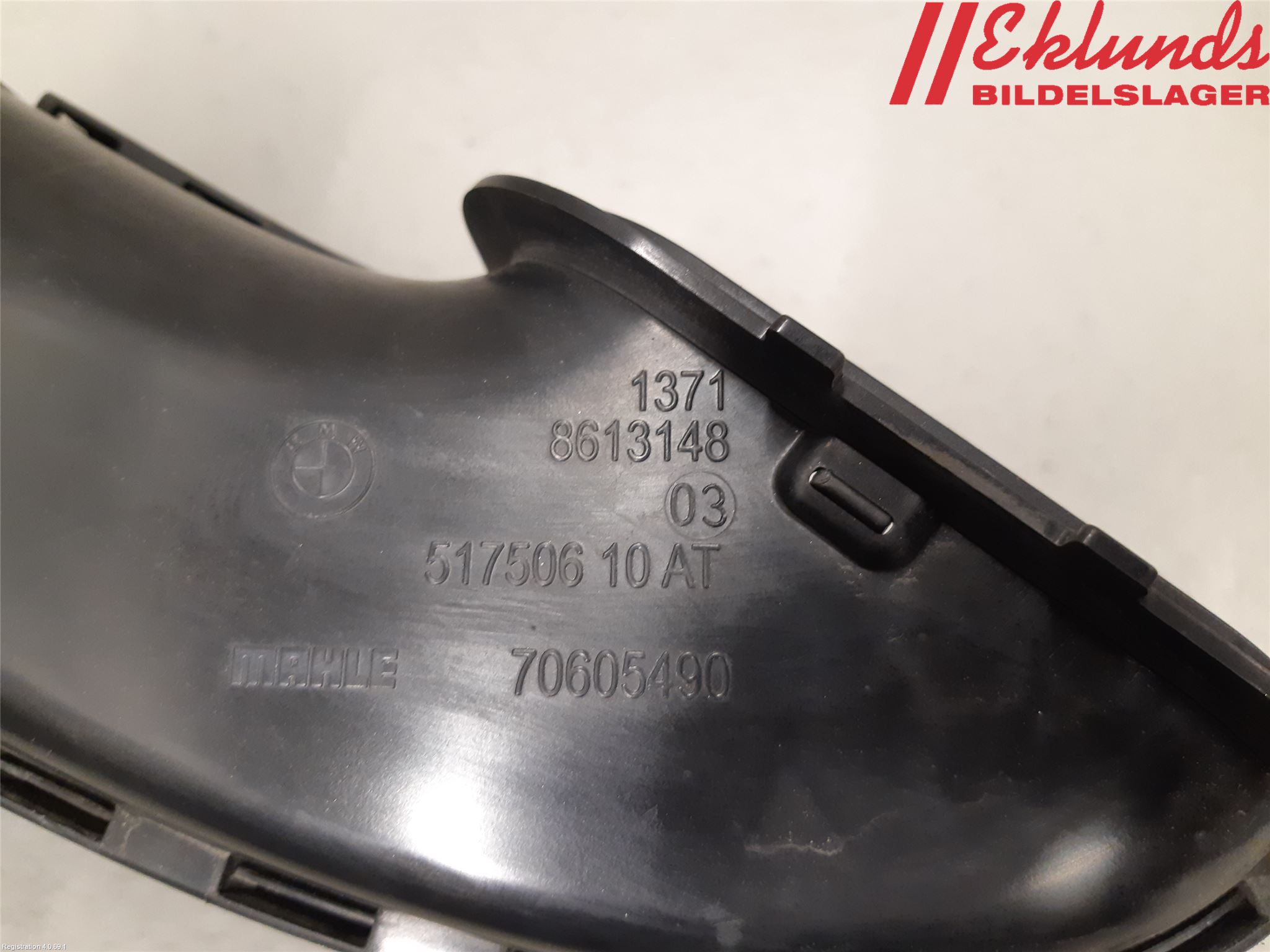BMW 5 G30/G31/F90 17-23 Förg-Bälg-Rör Mot Luftr