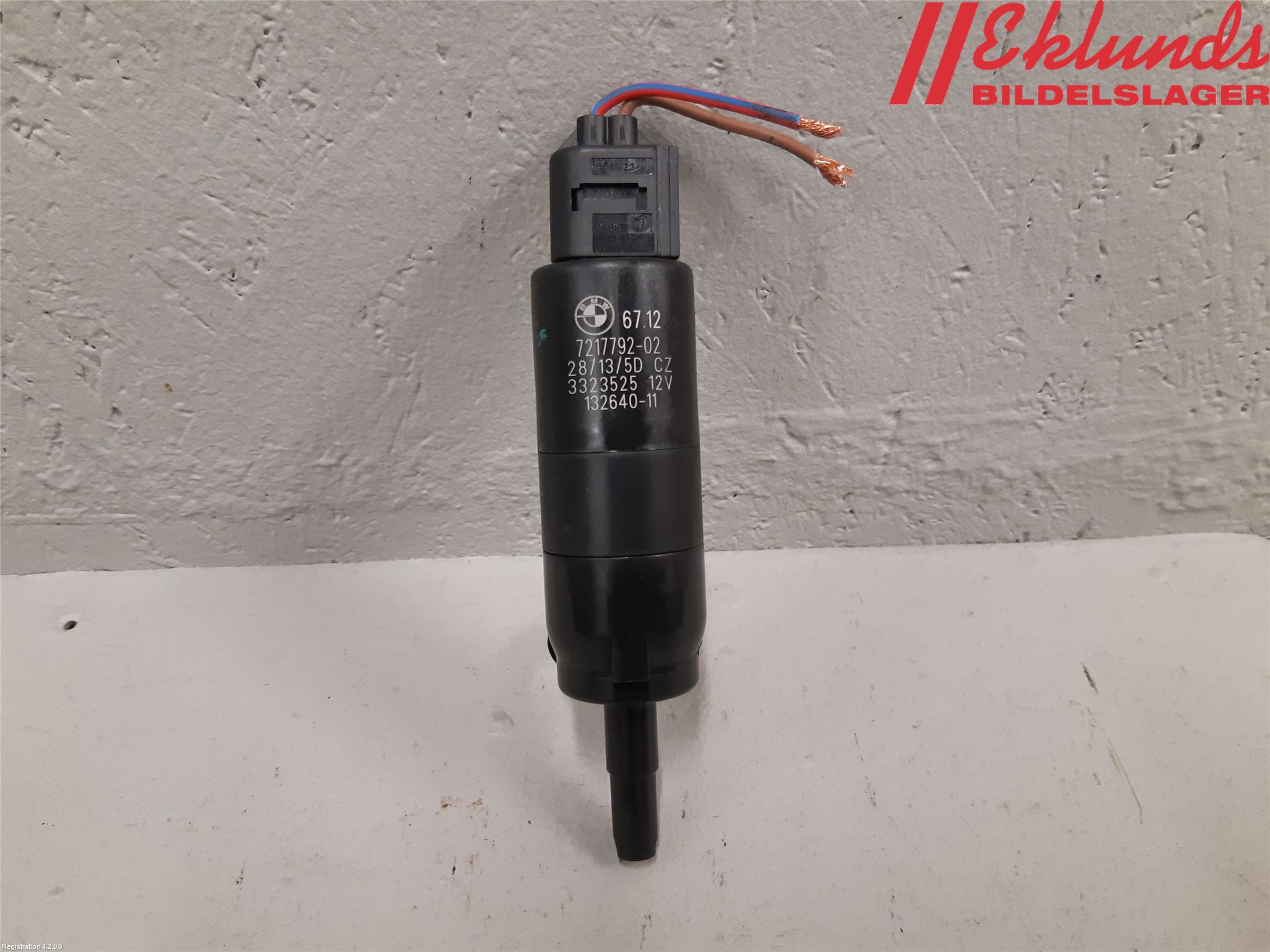 BMW 1 F20/F21 11-19 Spolarpump Högtryck