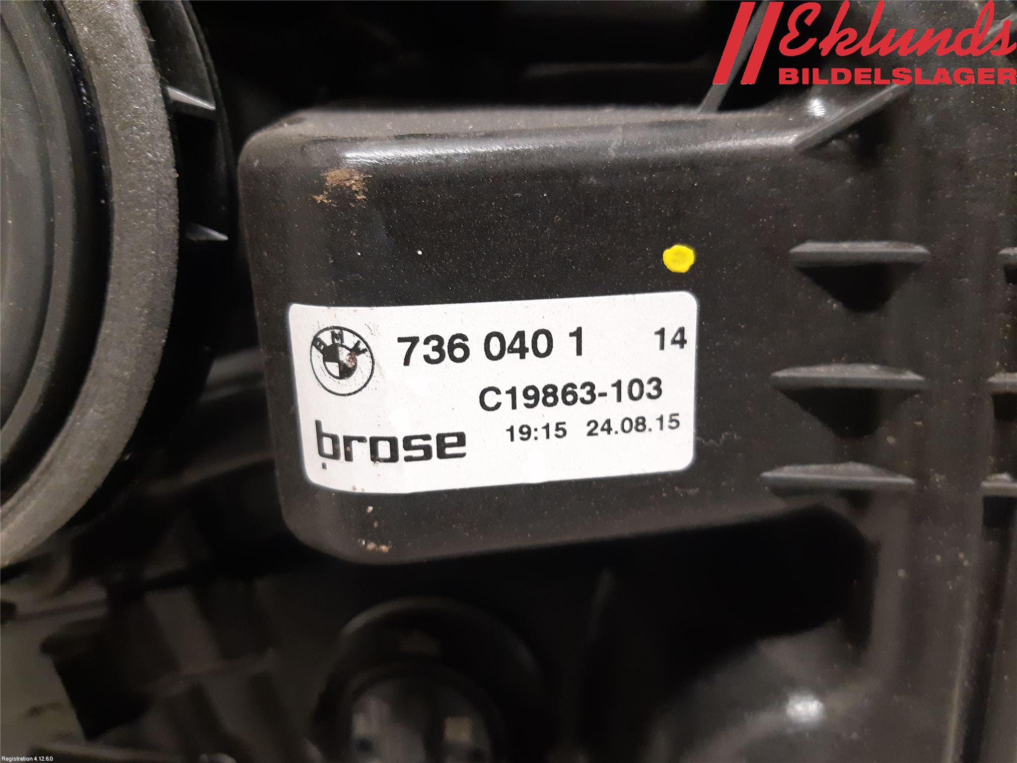 BMW 7 G11/G12 15-22 Fönsterhiss El Kompl