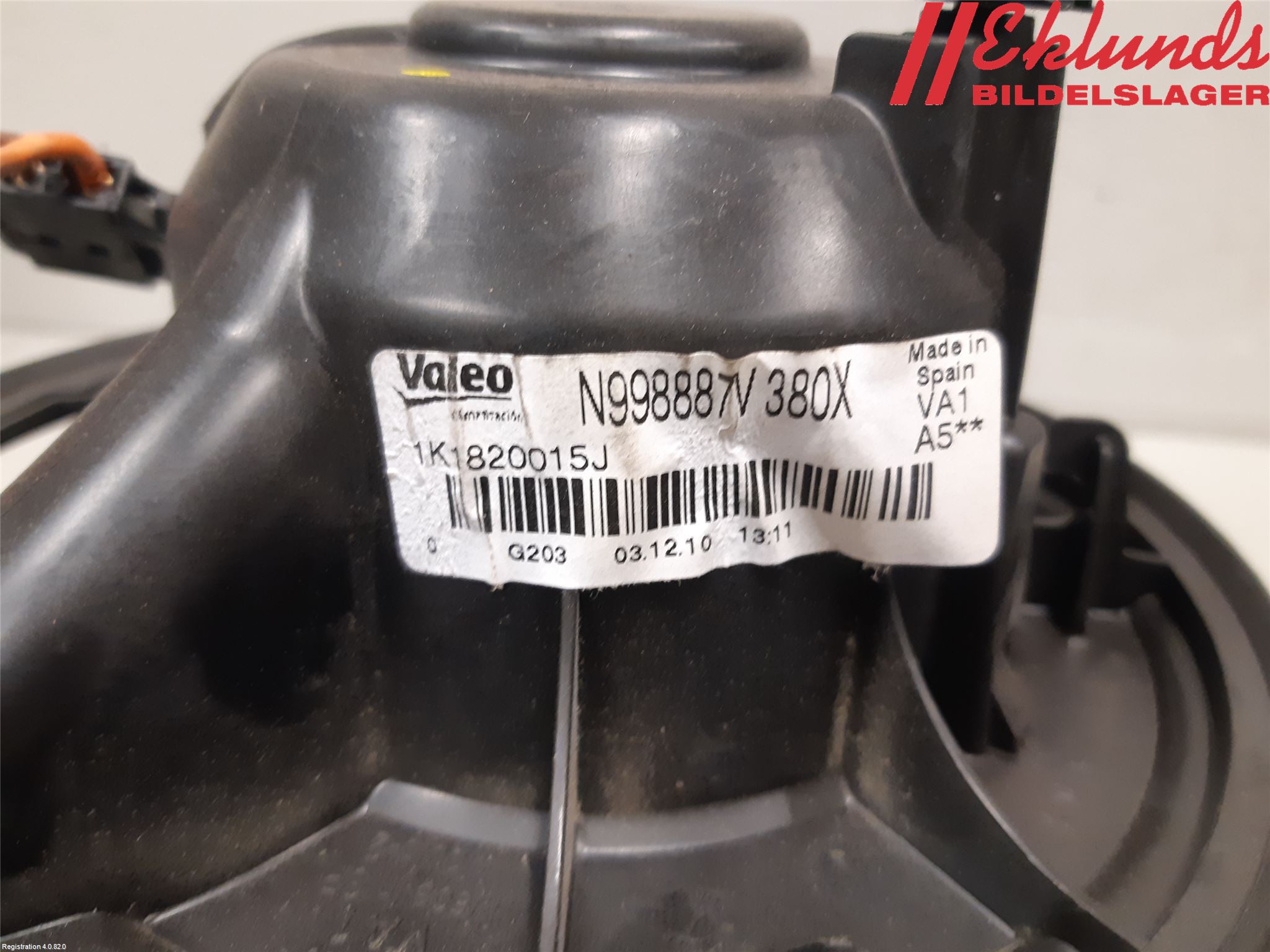 Volkswagen VW SHARAN 11- Värmefläkt