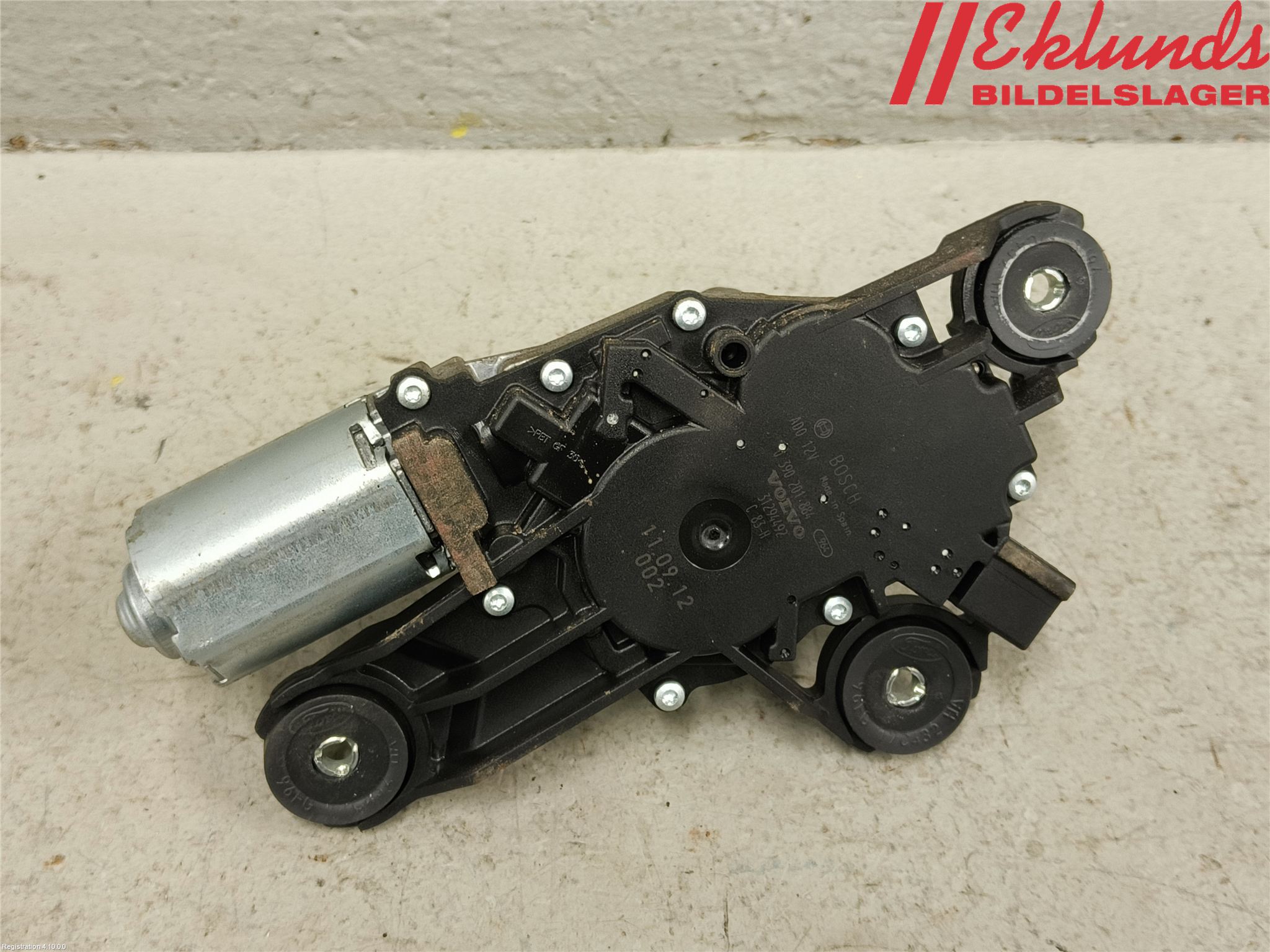 Volvo V60 11-13 Torkarmotor Baklucka