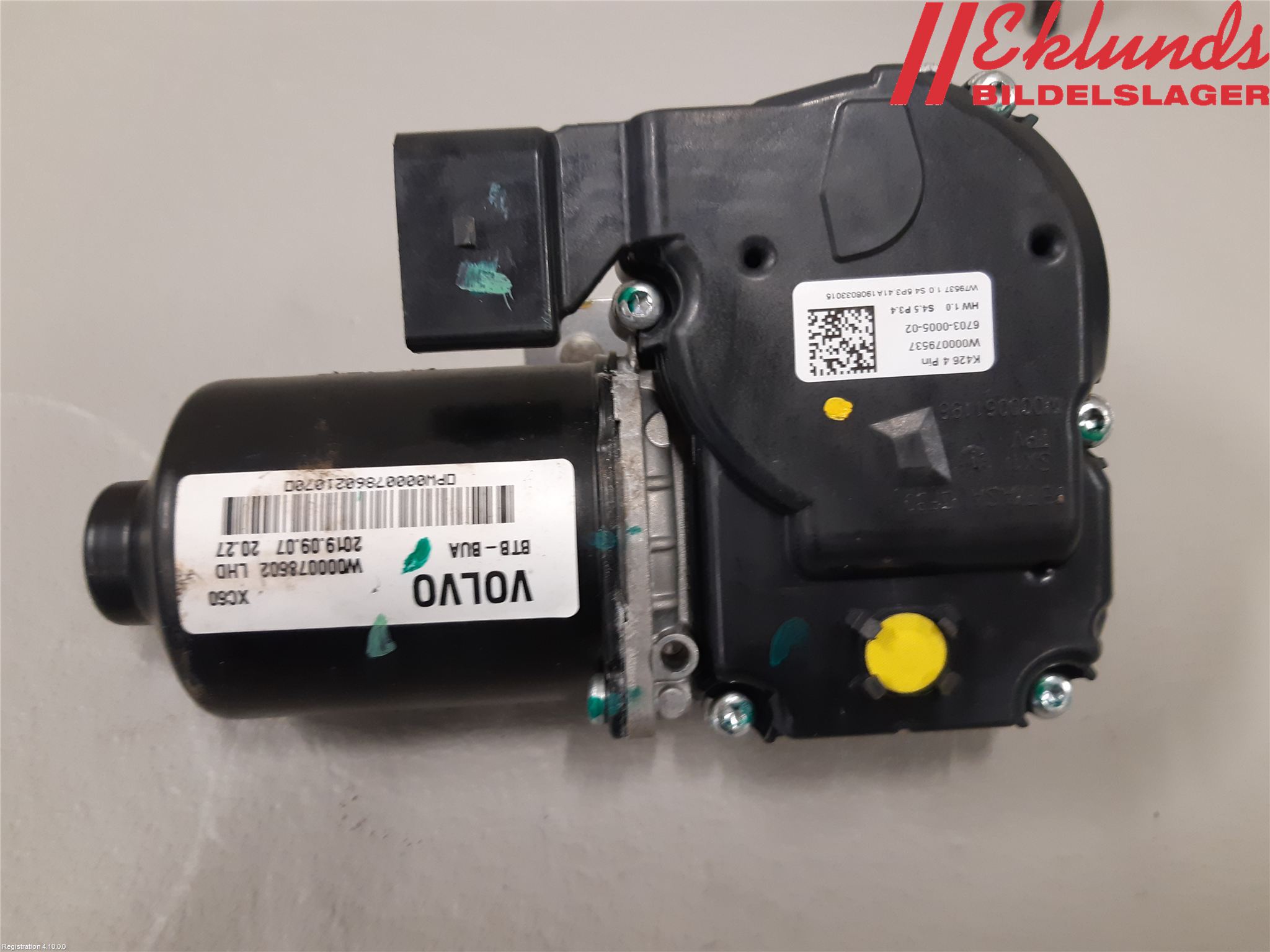 Volvo XC60 18- Torkarmotor Vindruta