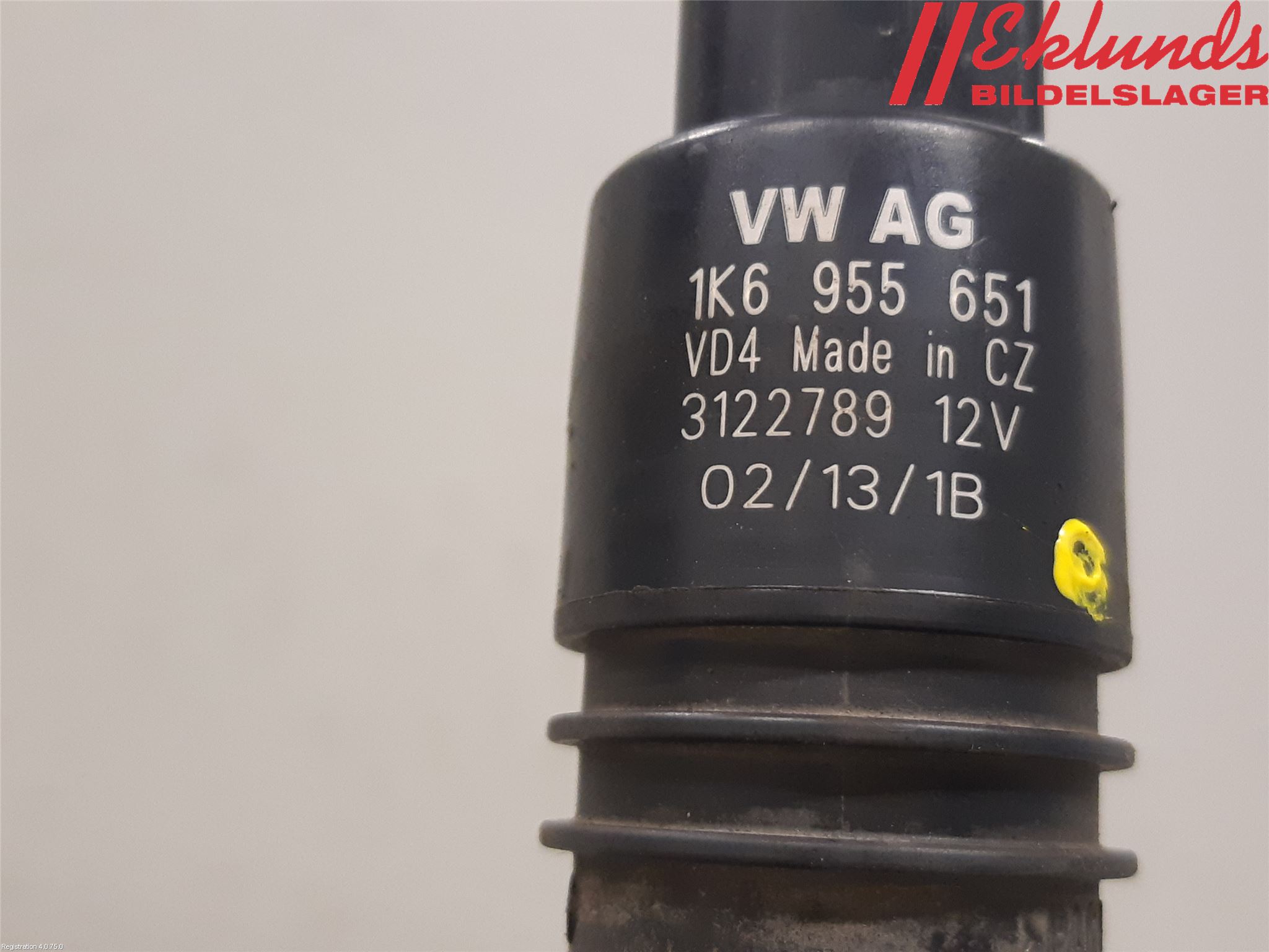 Volkswagen VW PASSAT 11-14 Spolarpump Vindruta