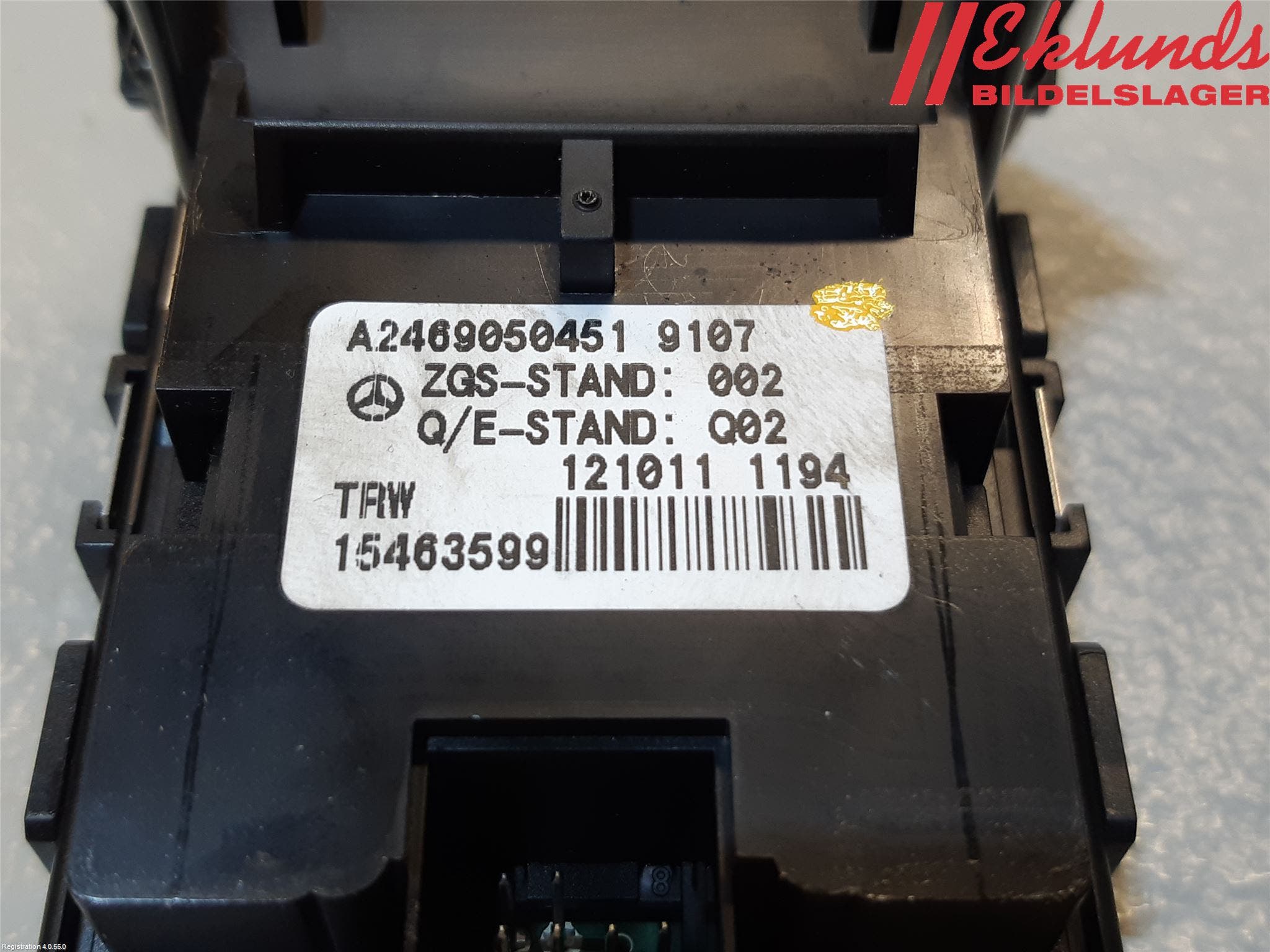 Mercedes-Benz MB A-KLASS (W176) 13-18 Strömställare Parkeringsbroms