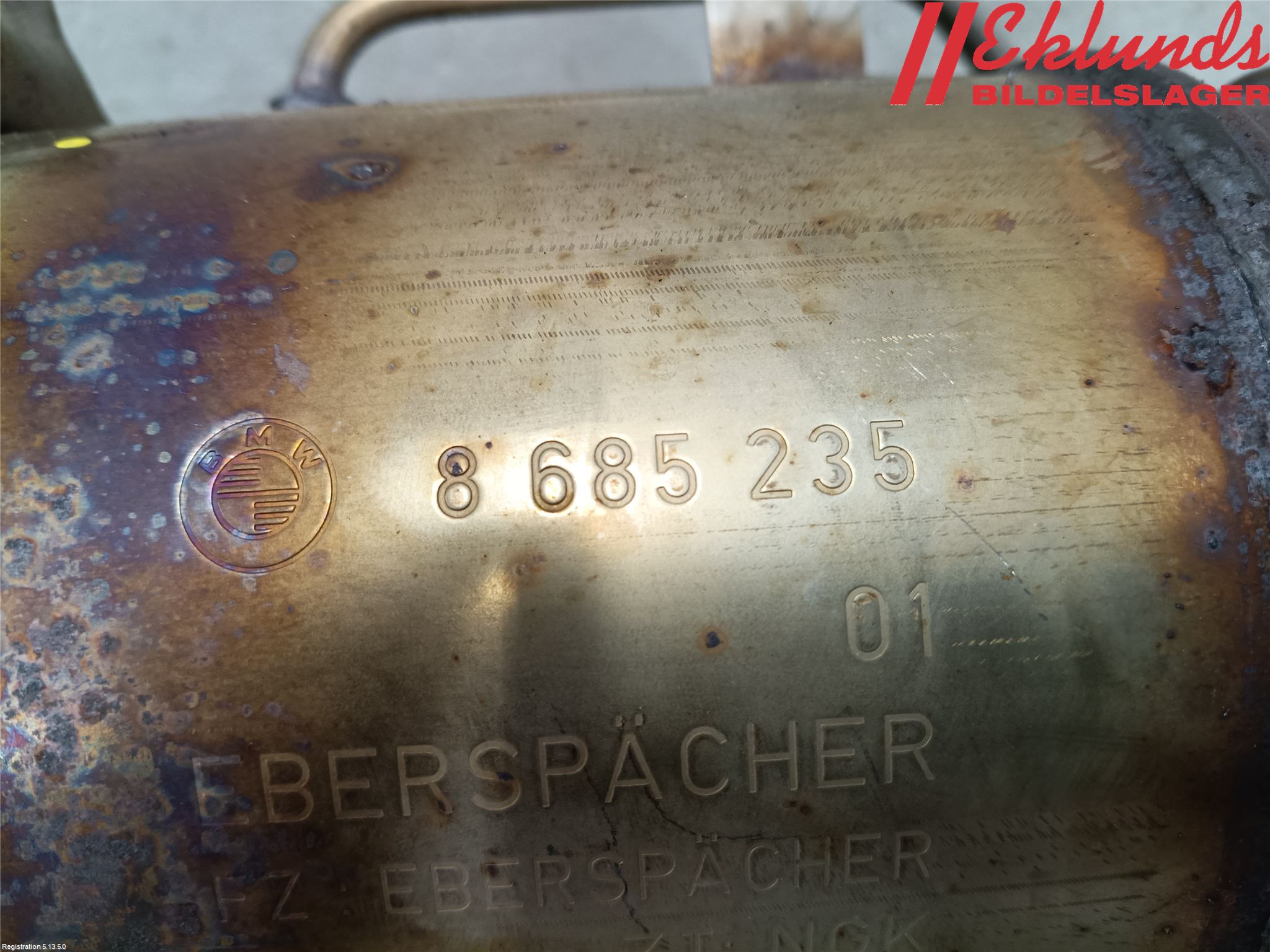 BMW 1 F20/F21 11-19 Avgas Partikelfilter