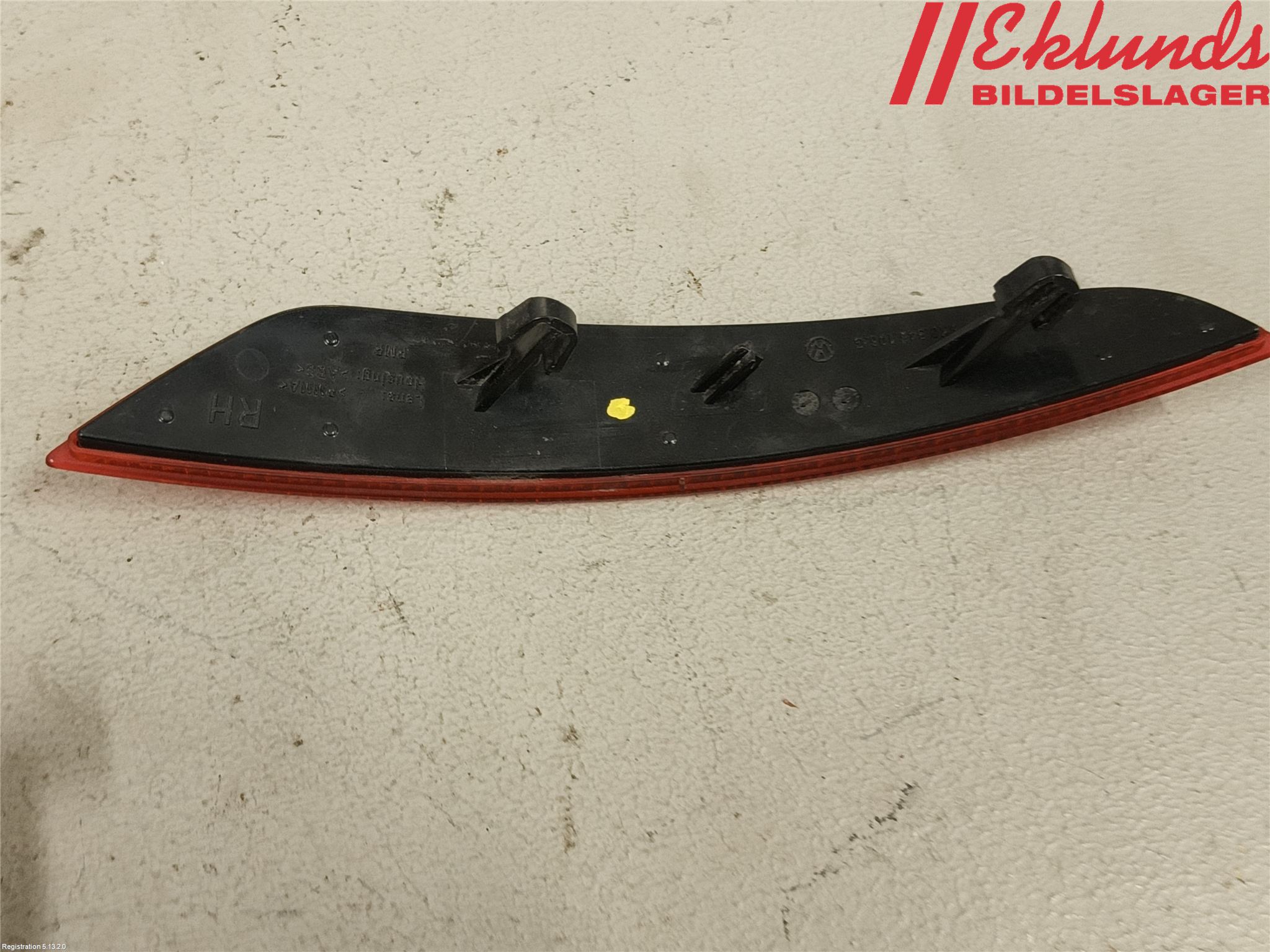 Volkswagen VW GOLF VI 09-13 Dimljus/Reflex Bak