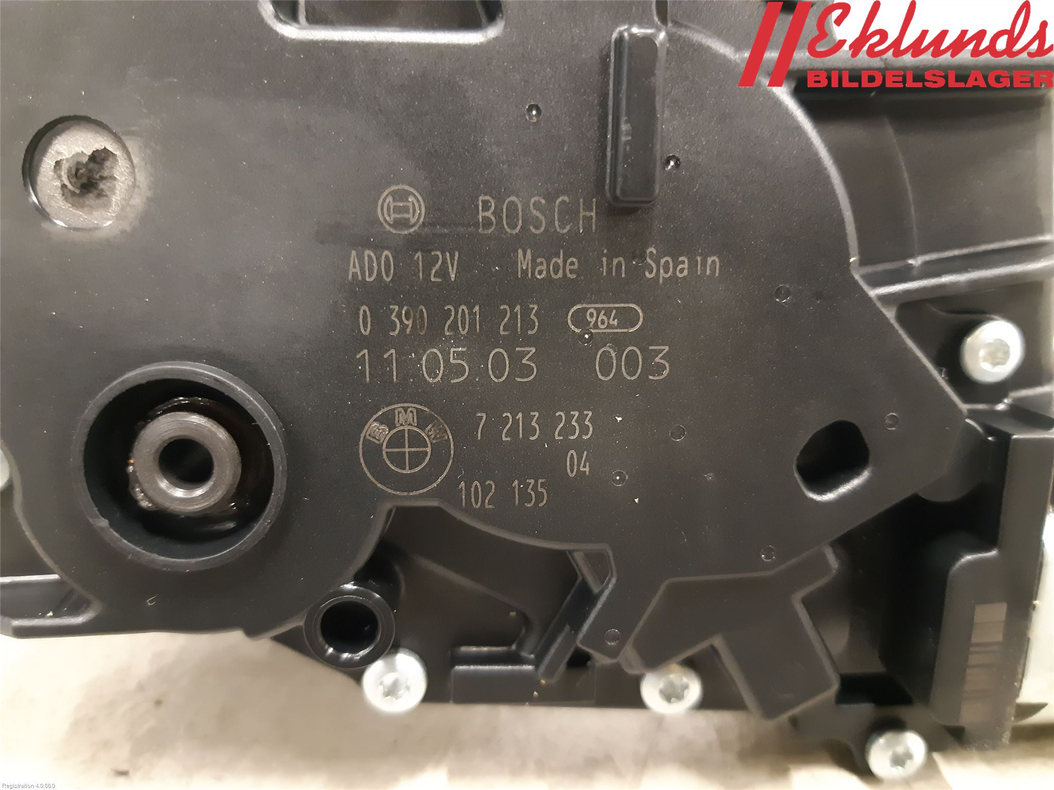 BMW 5 F10/F11/F18 09-17 Torkarmotor Baklucka