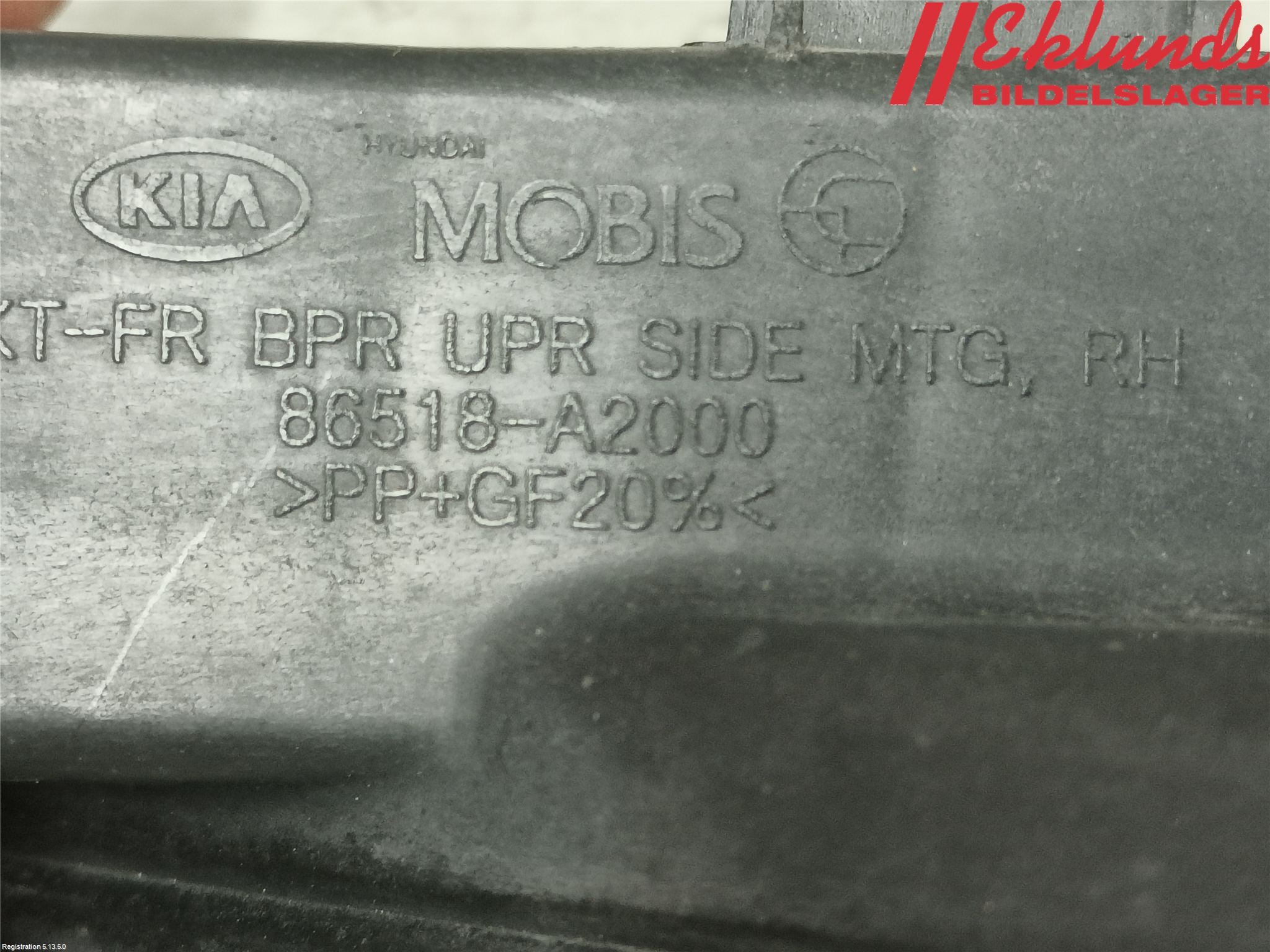 Kia CEED 12-18 Stötfångarfäste Fram Hö
